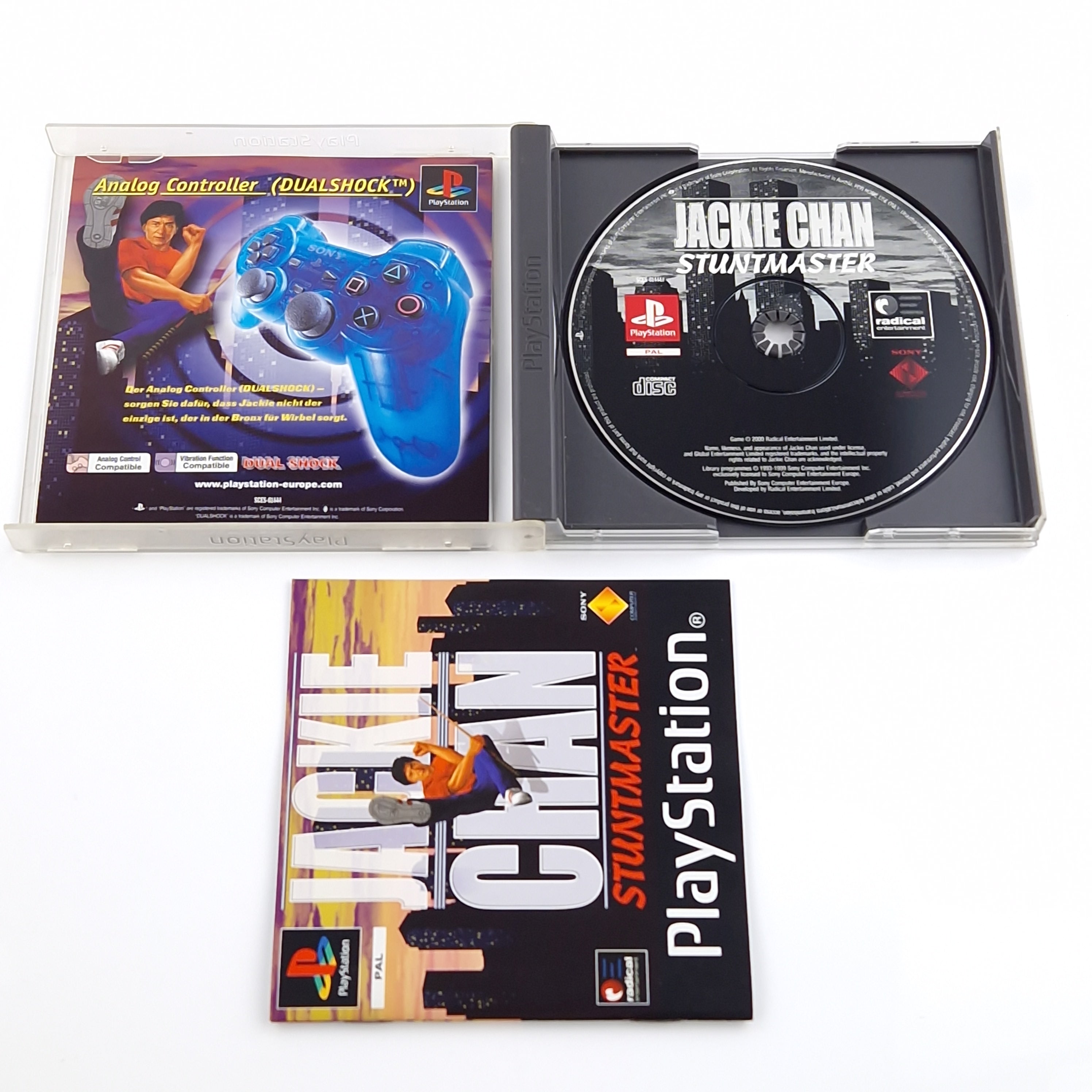 Playstation 1 Spiel – Jackie Chan Stuntmaster PS1 OVP PAL