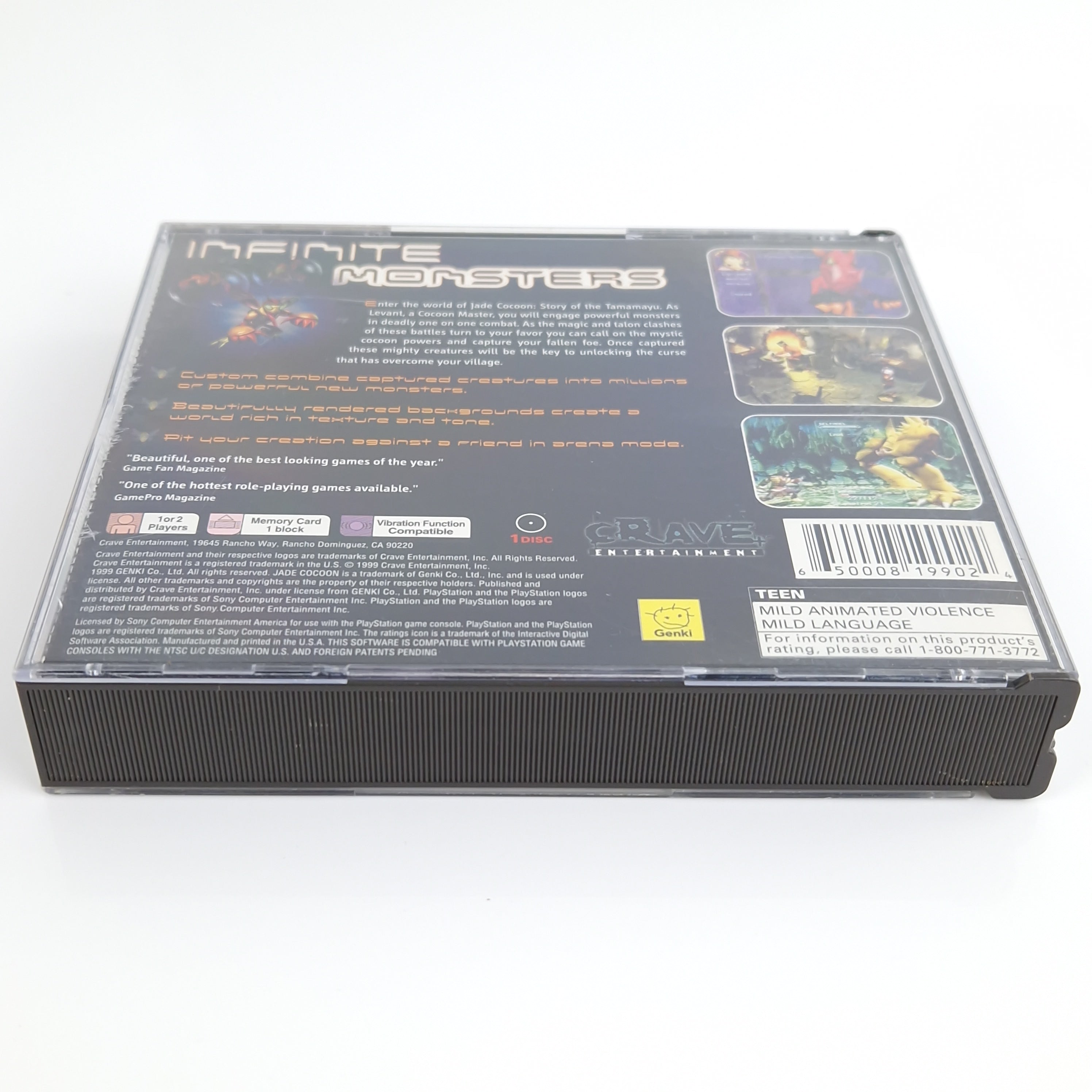 Playstation 1 Spiel – Jade Cocoon Story of Tamamayu PS1 USA