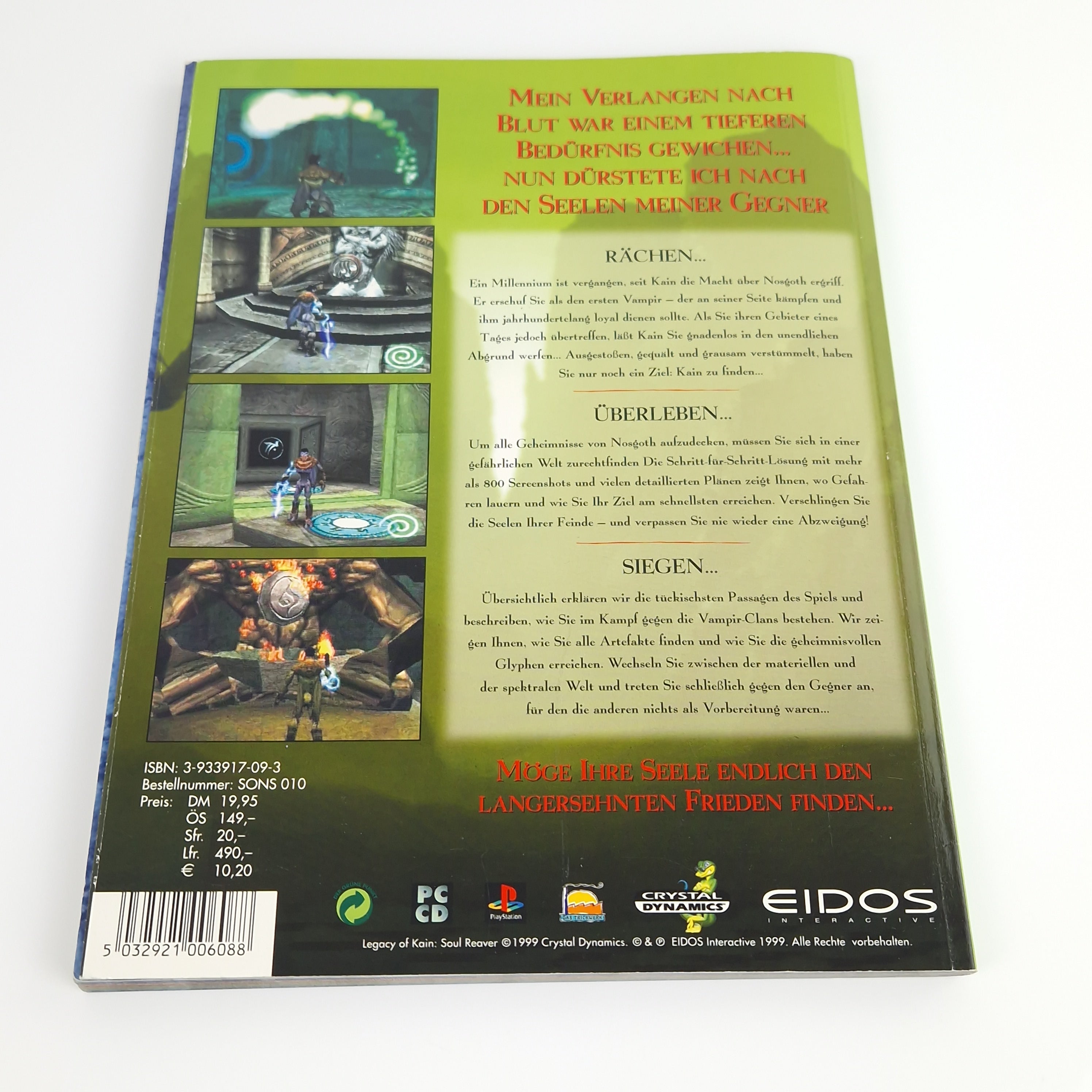 Playstation 1 Spiel – Legacy of Kain Soul Reaver OVP PAL