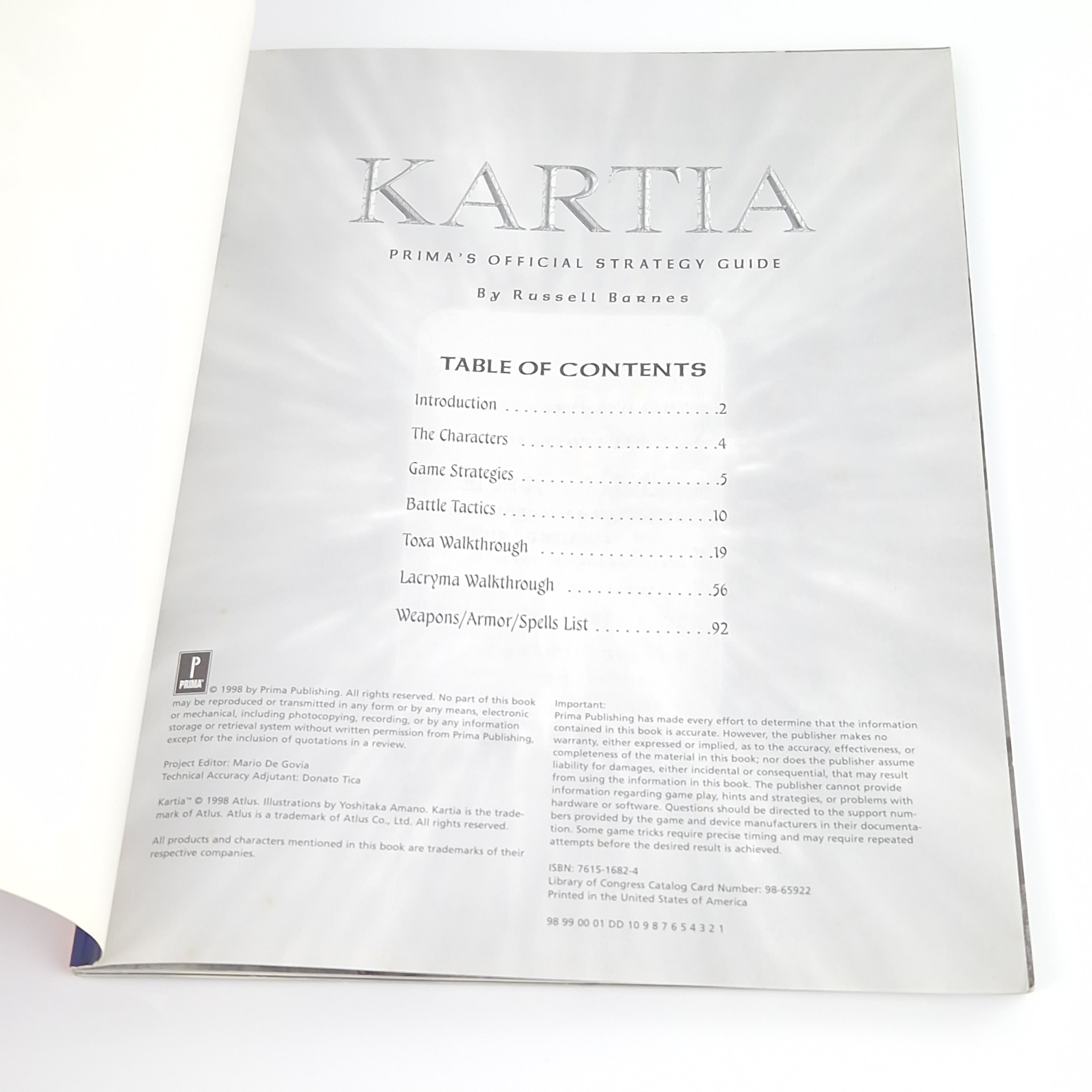 Playstation 1 Spiel – Legend of Kartia mit Strategy Guide