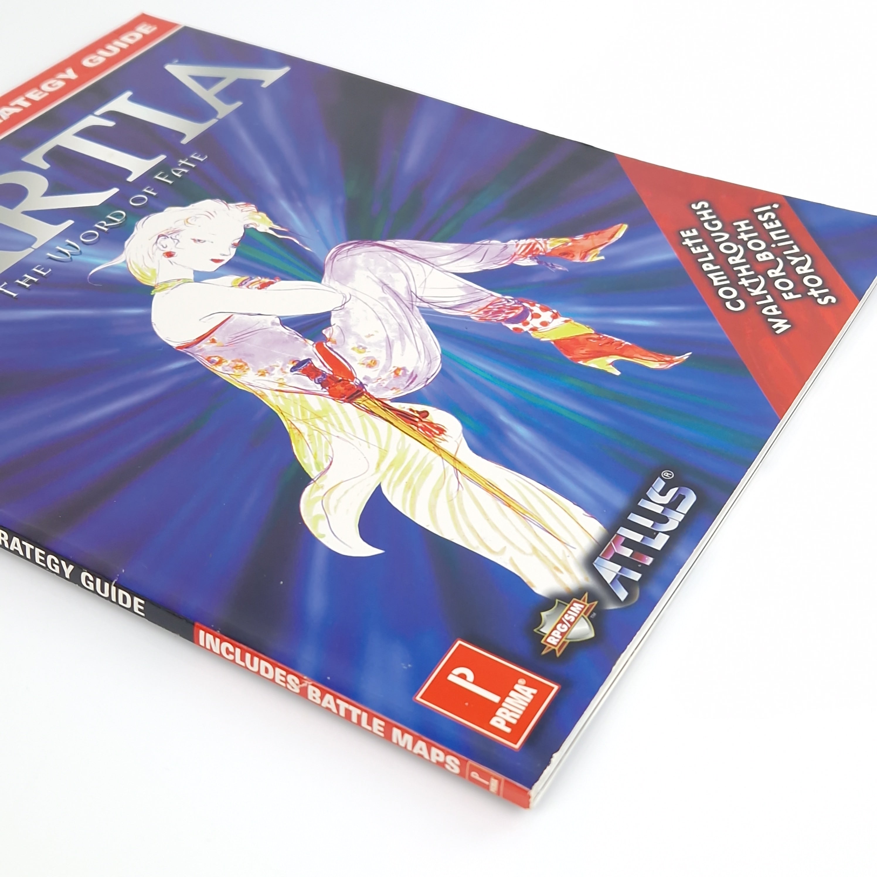Playstation 1 Spiel – Legend of Kartia mit Strategy Guide