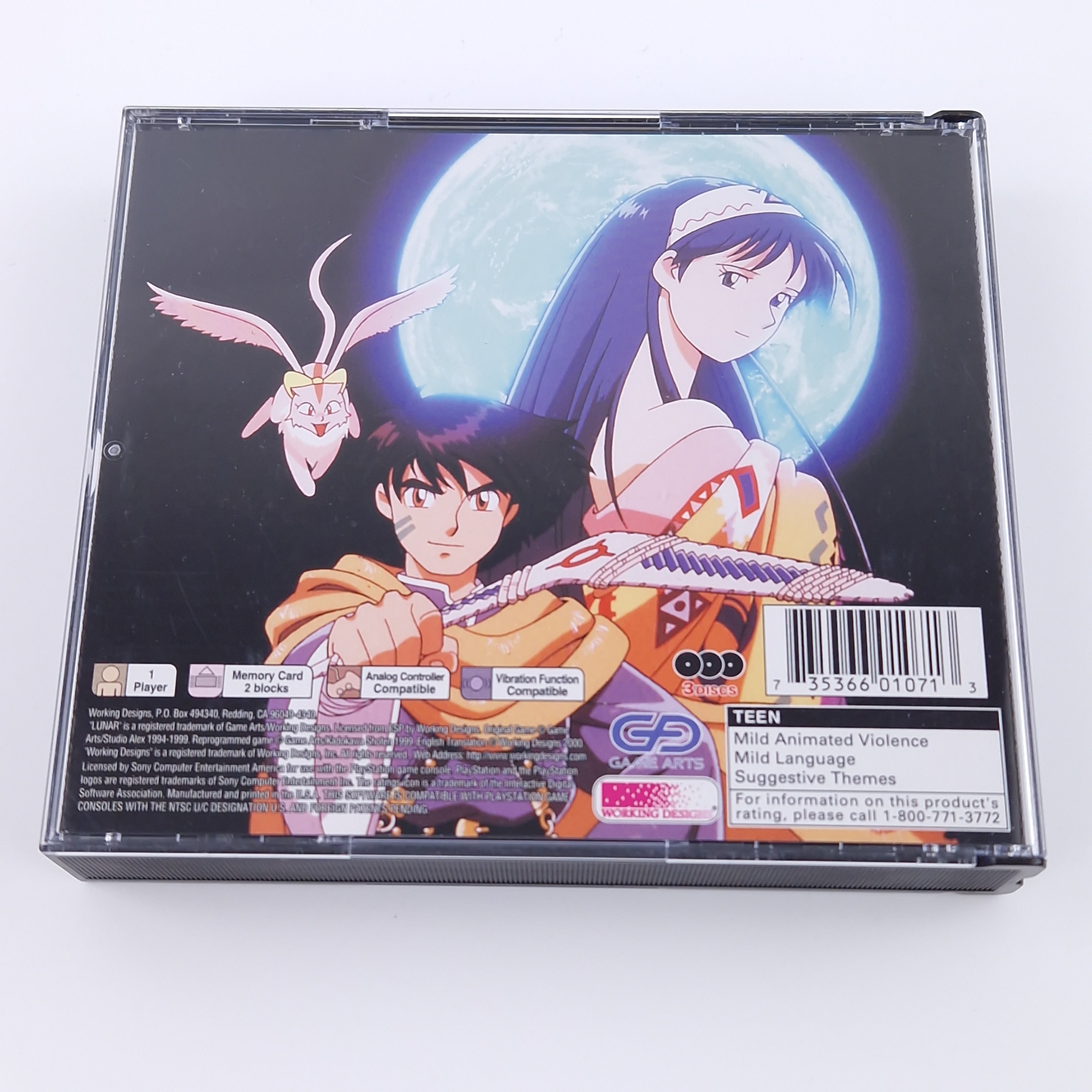 Playstation 1 Spiel – Lunar 2 Eternal Blue Complete PS1 USA