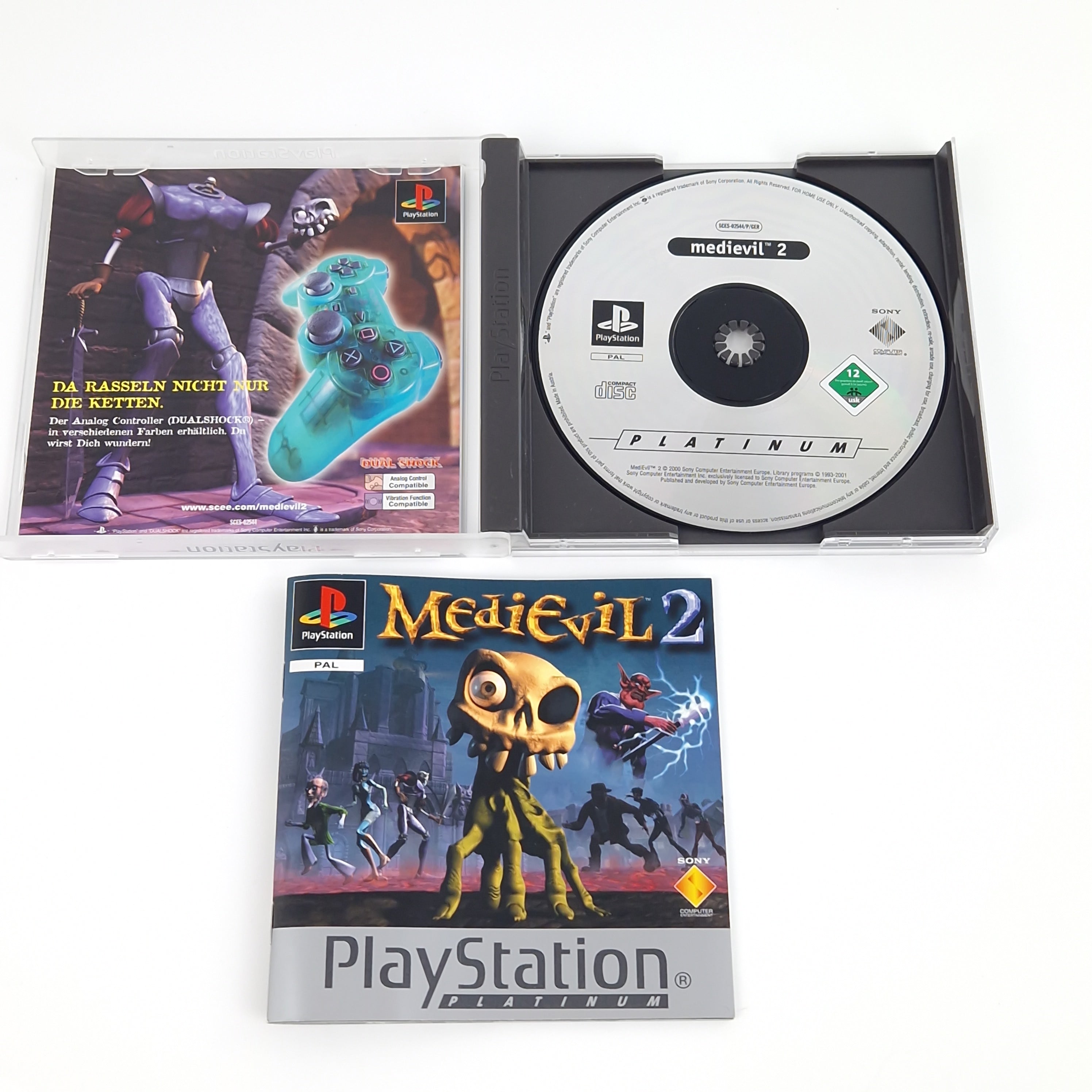 Playstation 1 Spiel – Medievil 2 Platinum OVP PAL