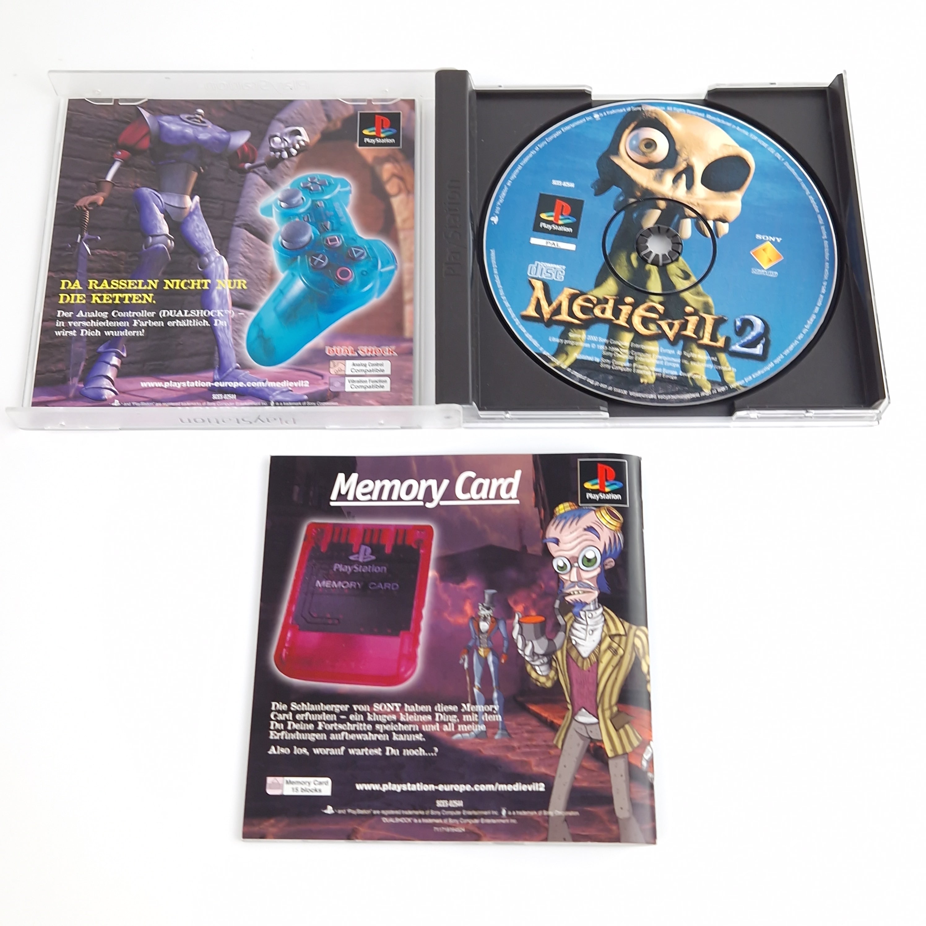 Playstation 1 Spiel – Medievil 2 mit Spieleberater PS1