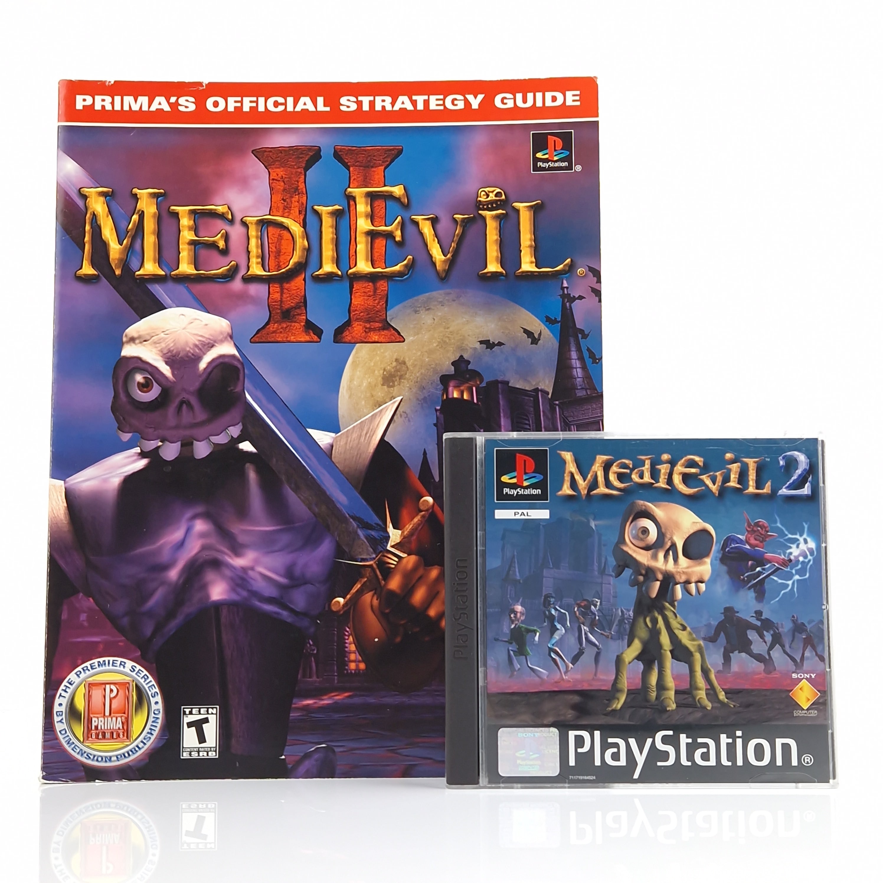 Playstation 1 Spiel – Medievil 2 mit Spieleberater PS1