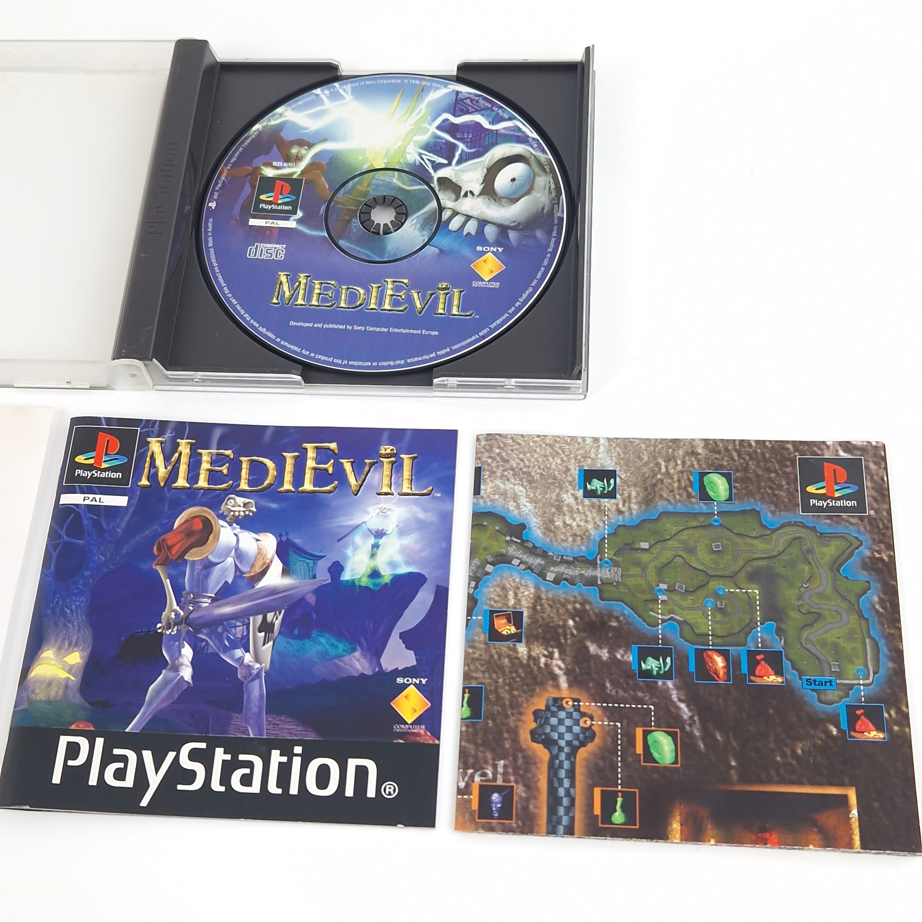 Playstation 1 Spiel – Medievil Winter Releases 98 PAL OVP