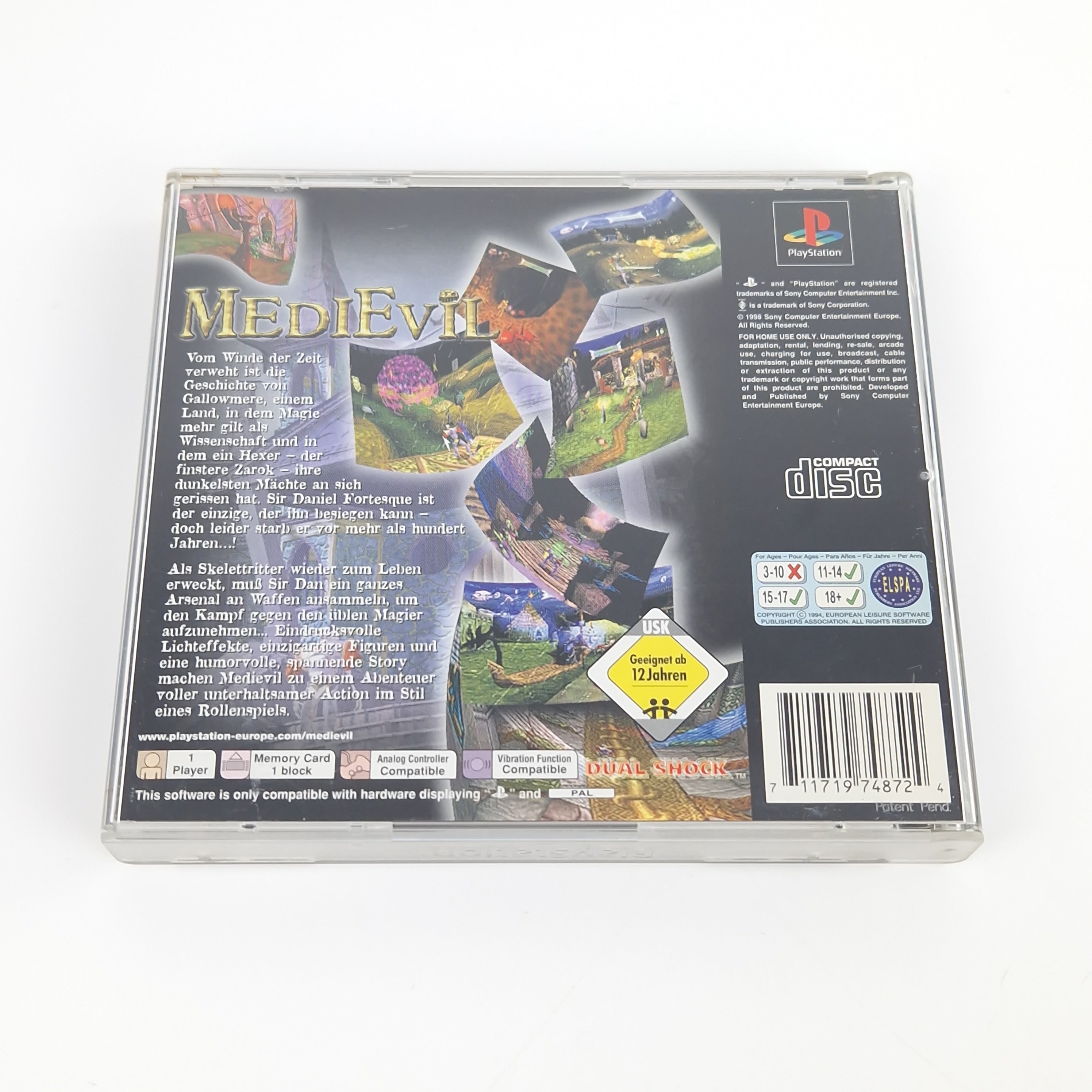 Playstation 1 Spiel – Medievil Winter Releases 98 PAL OVP