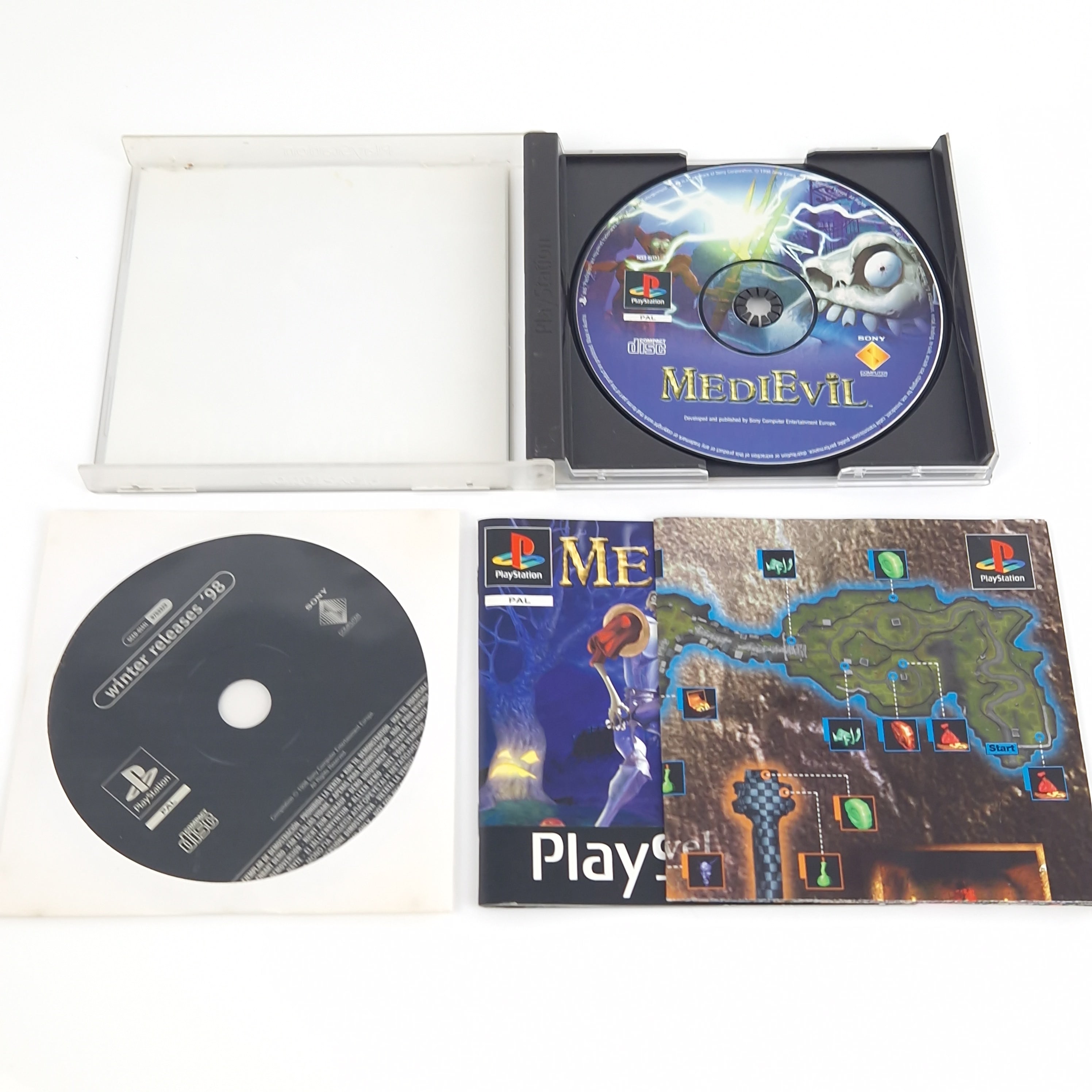 Playstation 1 Spiel – Medievil Winter Releases 98 PAL OVP
