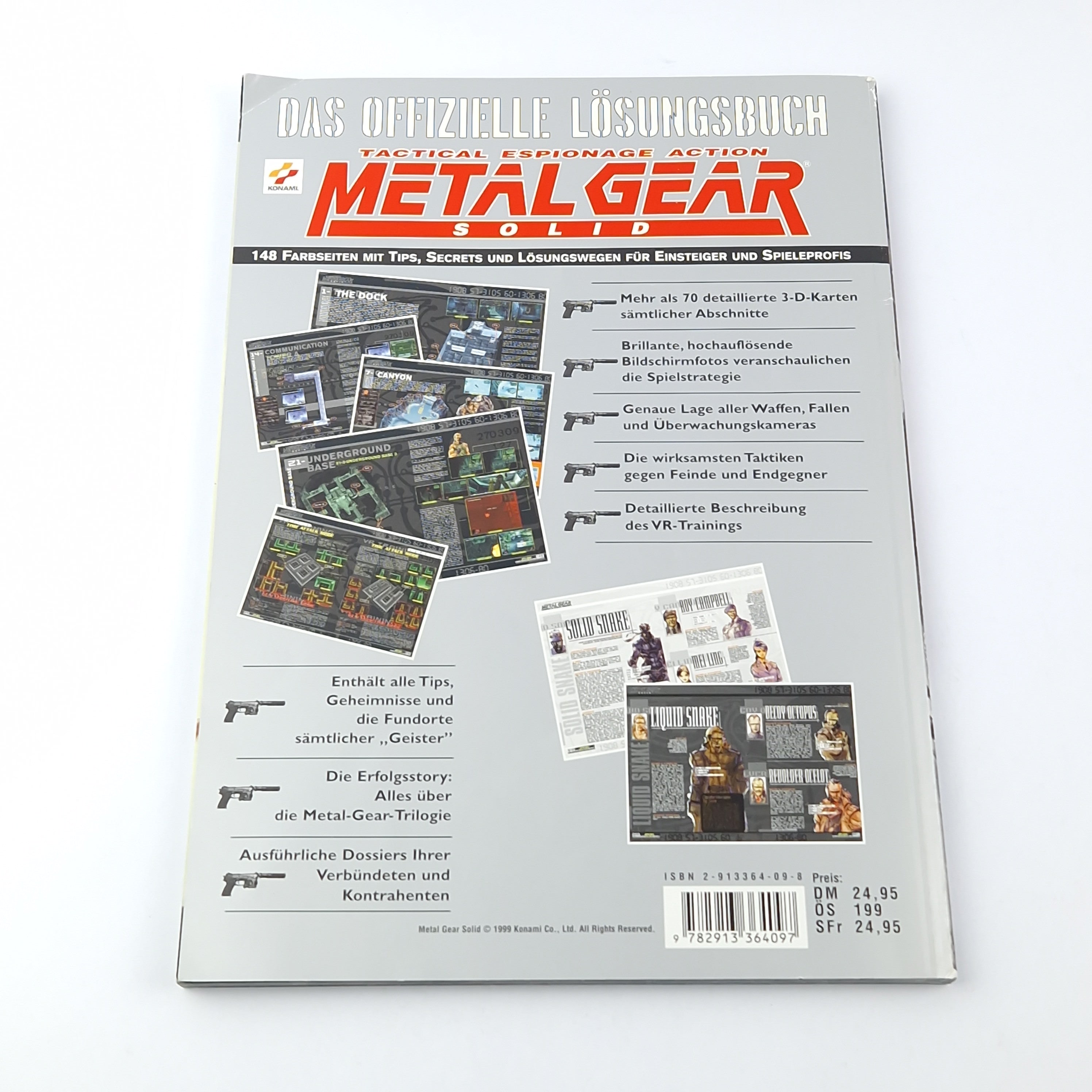 Playstation 1 Spiel – Metal Gear Solid OVP PAL PS1