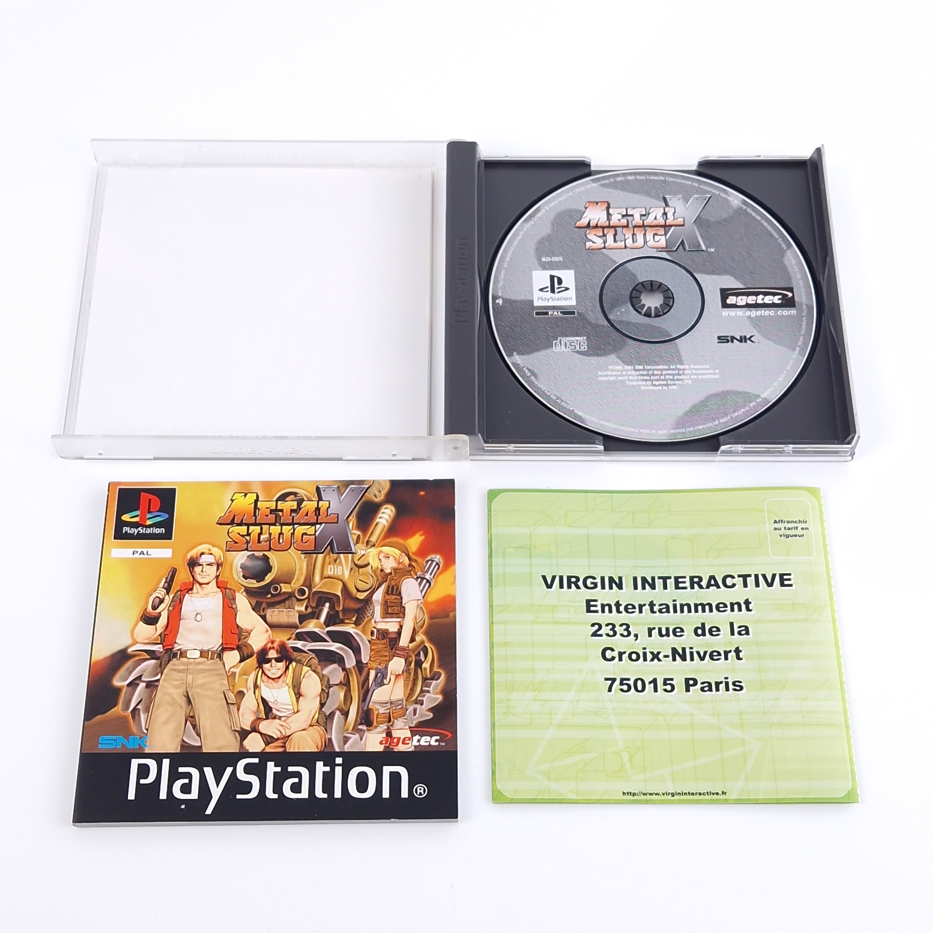 Playstation 1 Spiel – Metal Slug X OVP PS1 spiel metal