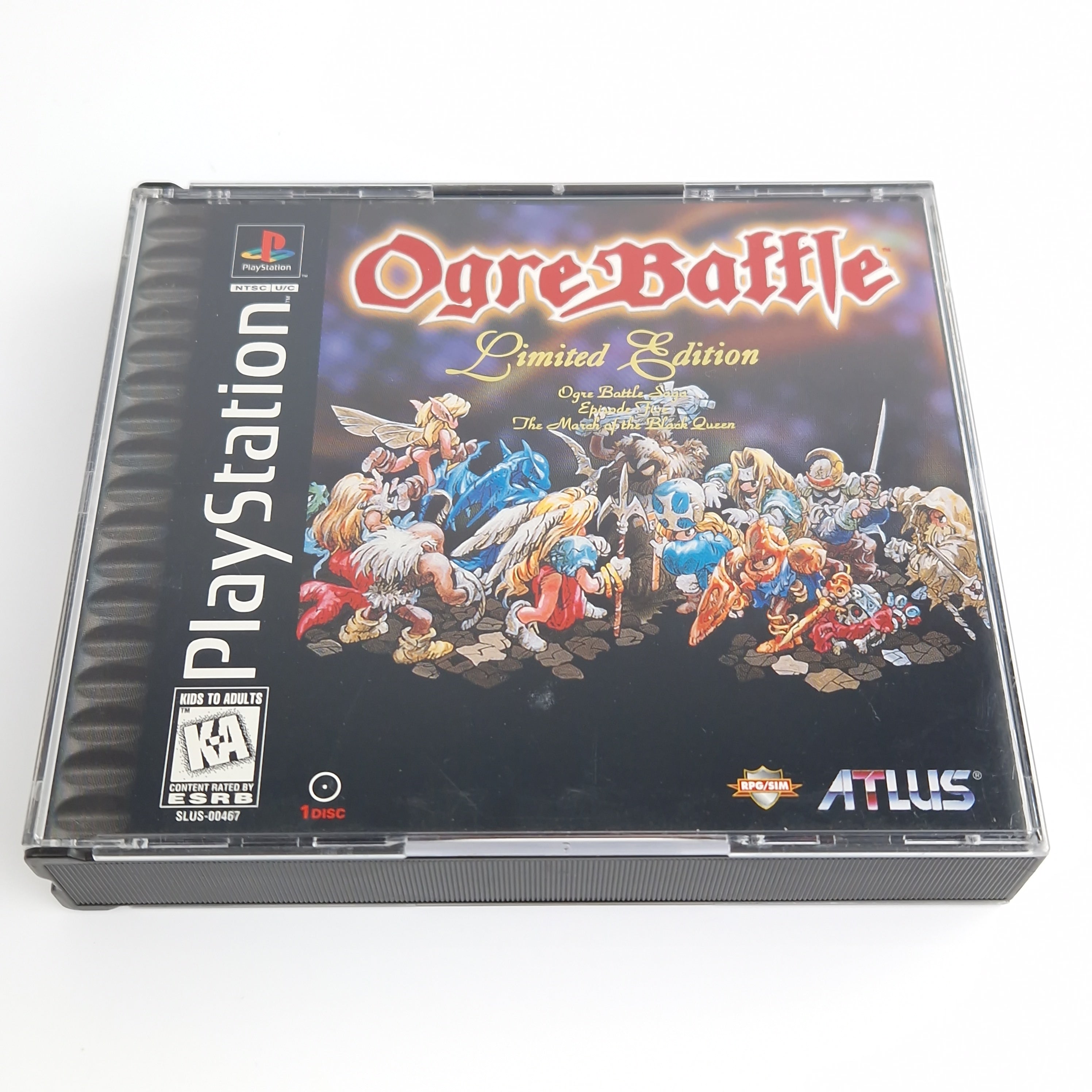 Playstation 1 Spiel – Ogre Battle Limited Edition NTSC USA