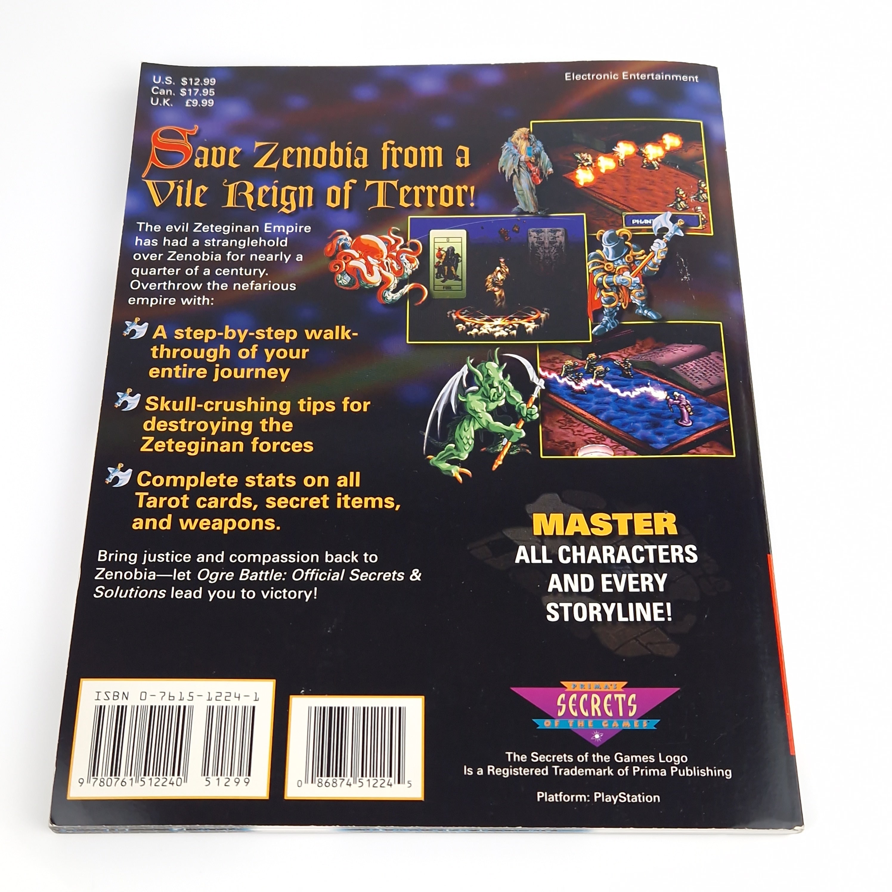 Playstation 1 Spiel – Ogre Battle Limited Edition NTSC USA