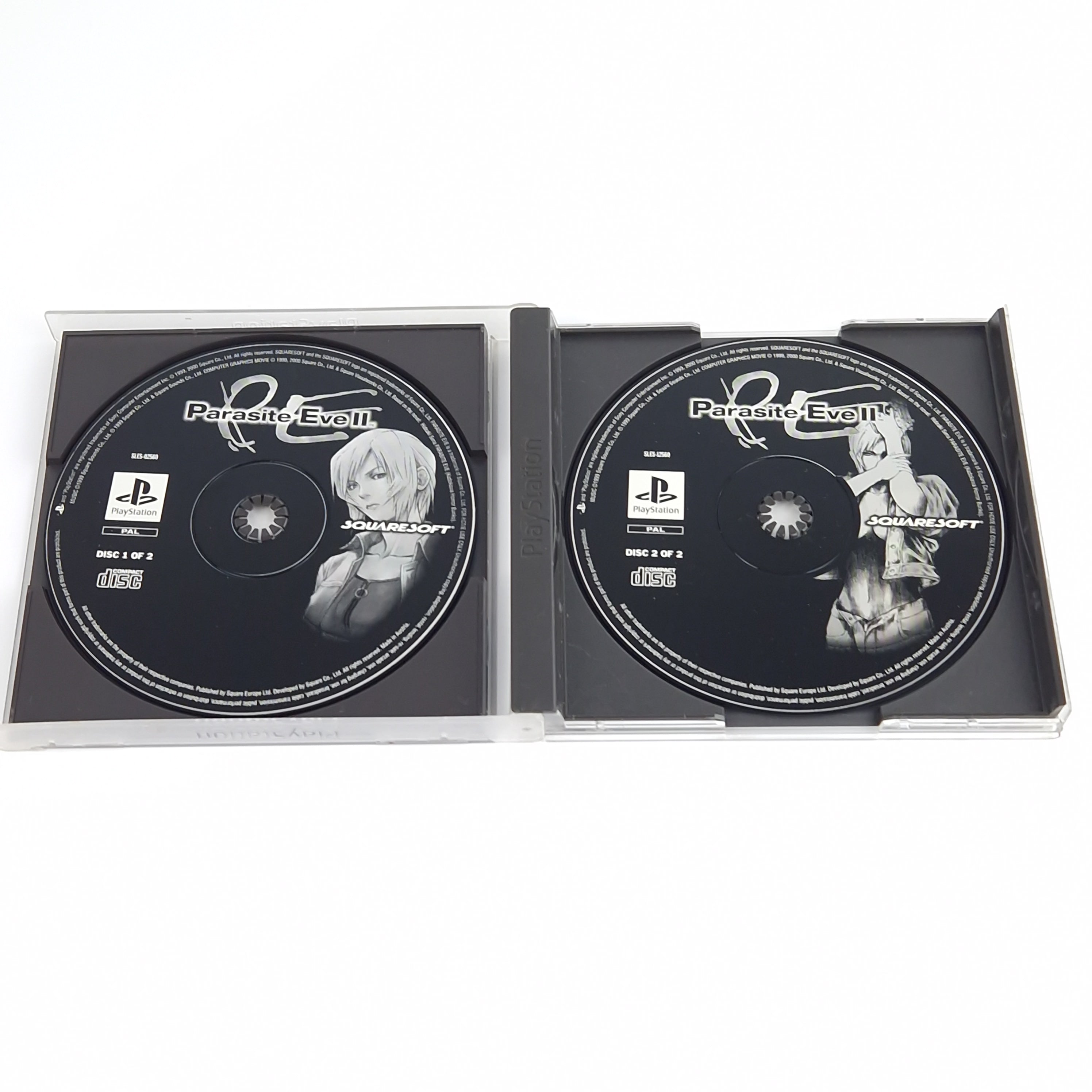 Playstation 1 Spiel – Parasite Eve II OVP ohne Frontcover