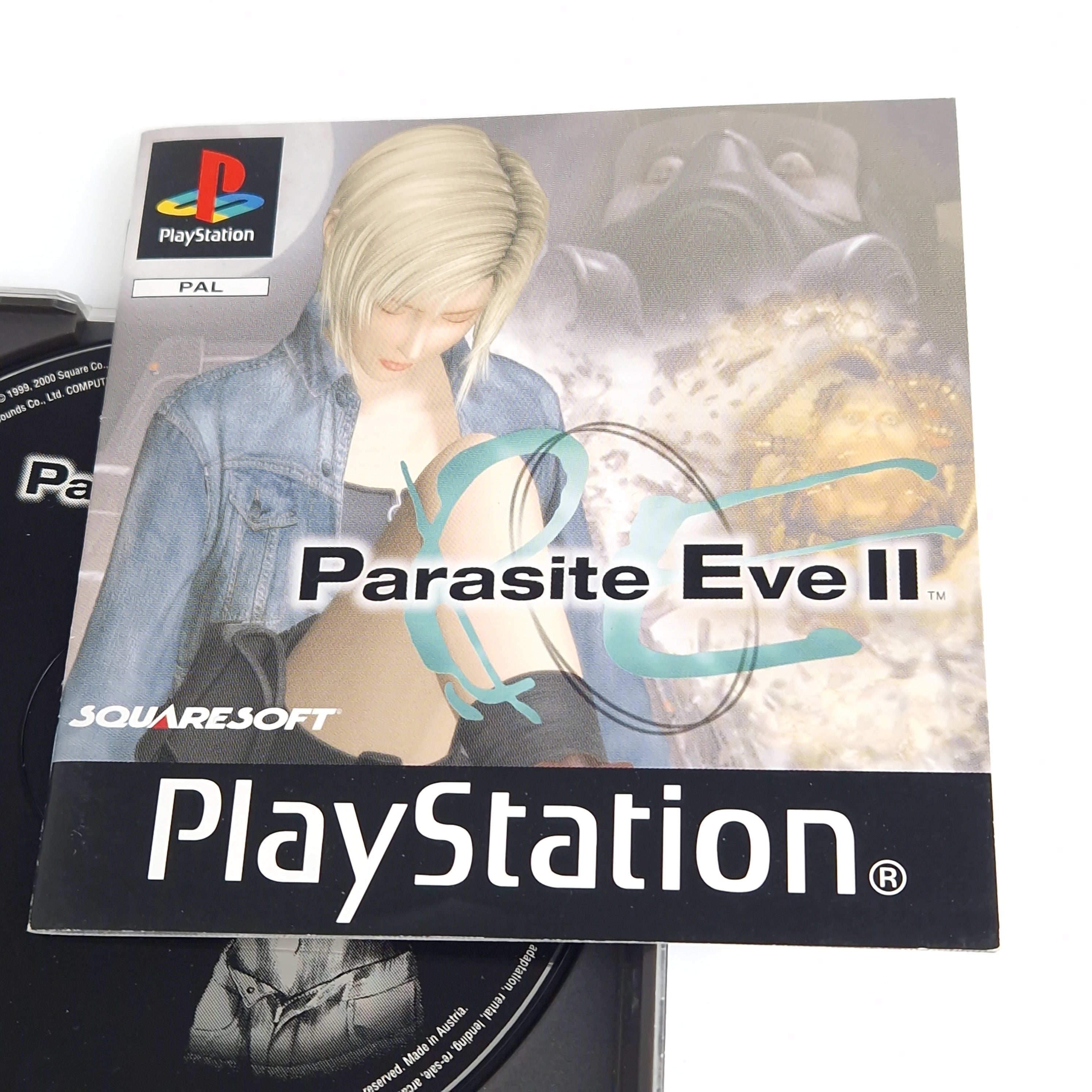 Playstation 1 Spiel – Parasite Eve II OVP ohne Frontcover