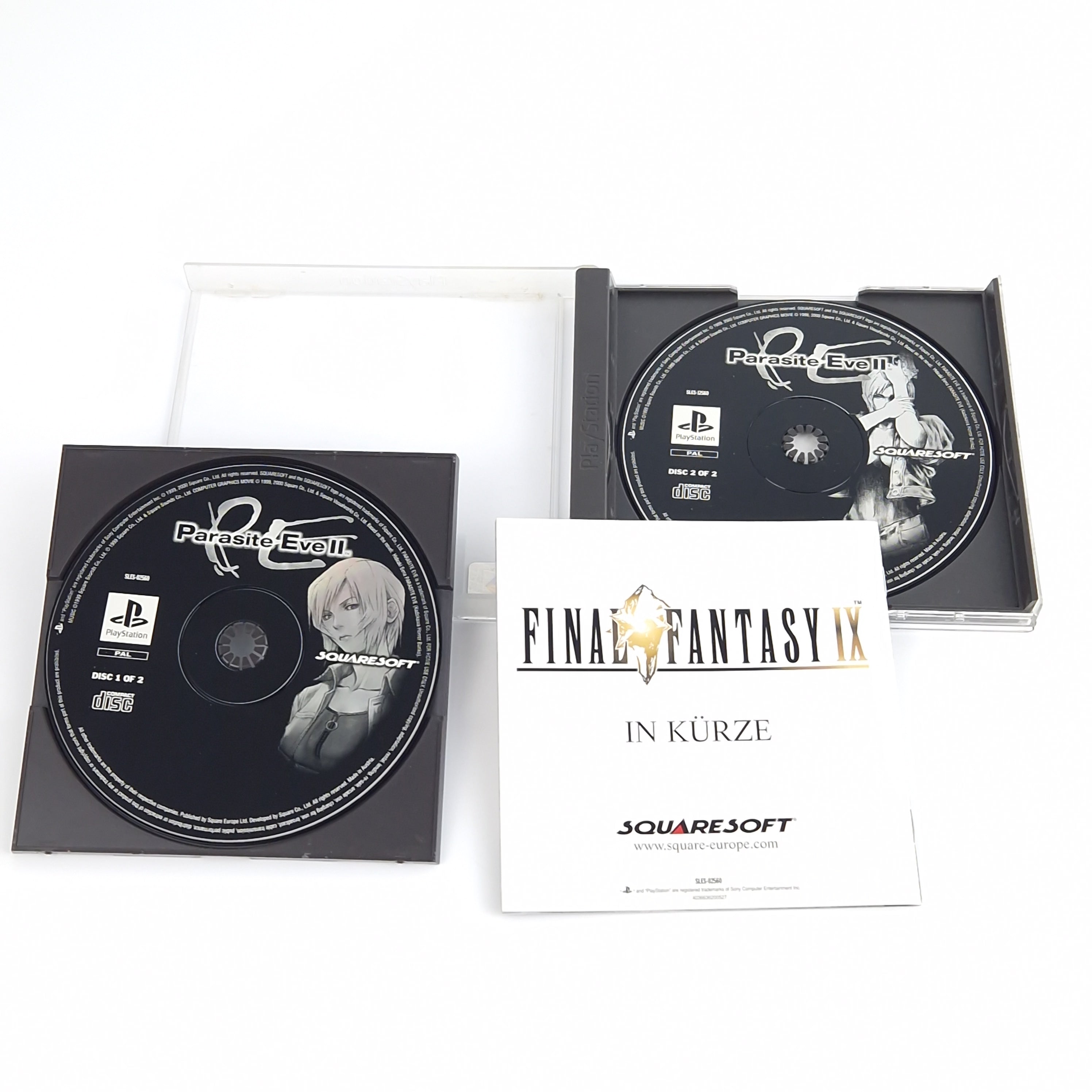 Playstation 1 Spiel – Parasite Eve II OVP ohne Frontcover