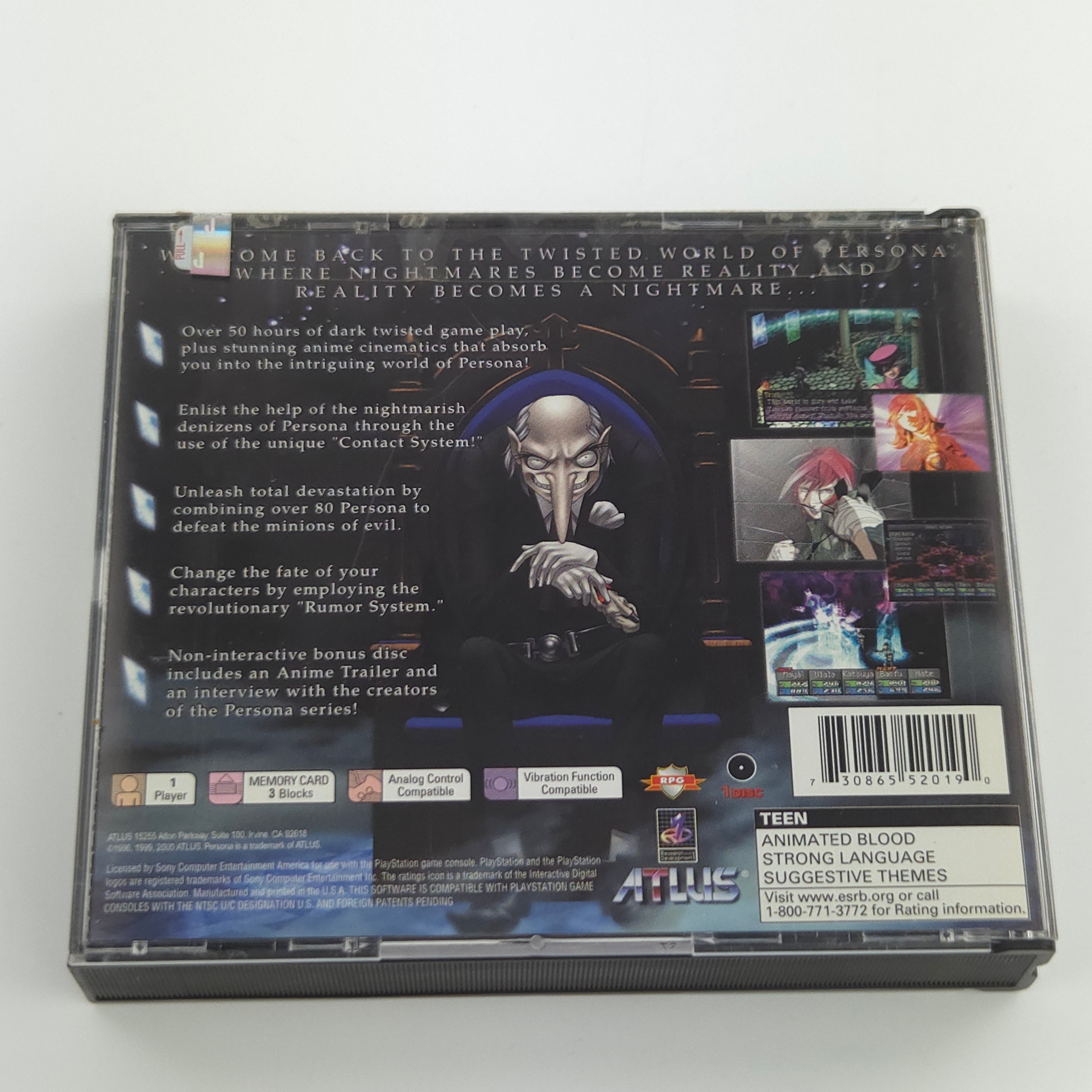 Playstation 1 Spiel – Persona 2 Eternal Punishment Neu OVP