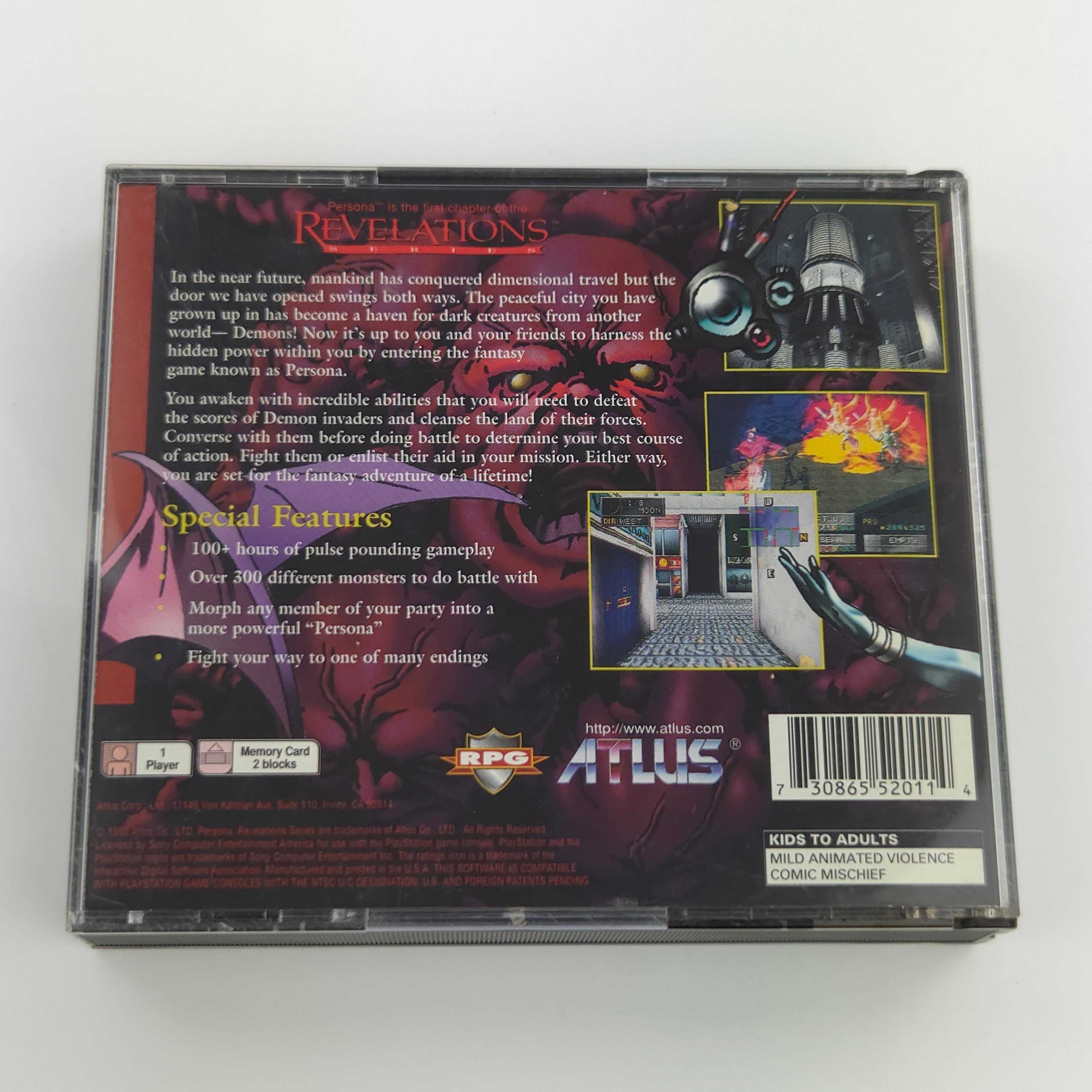 Playstation 1 Spiel – Persona Revelations Series OVP
