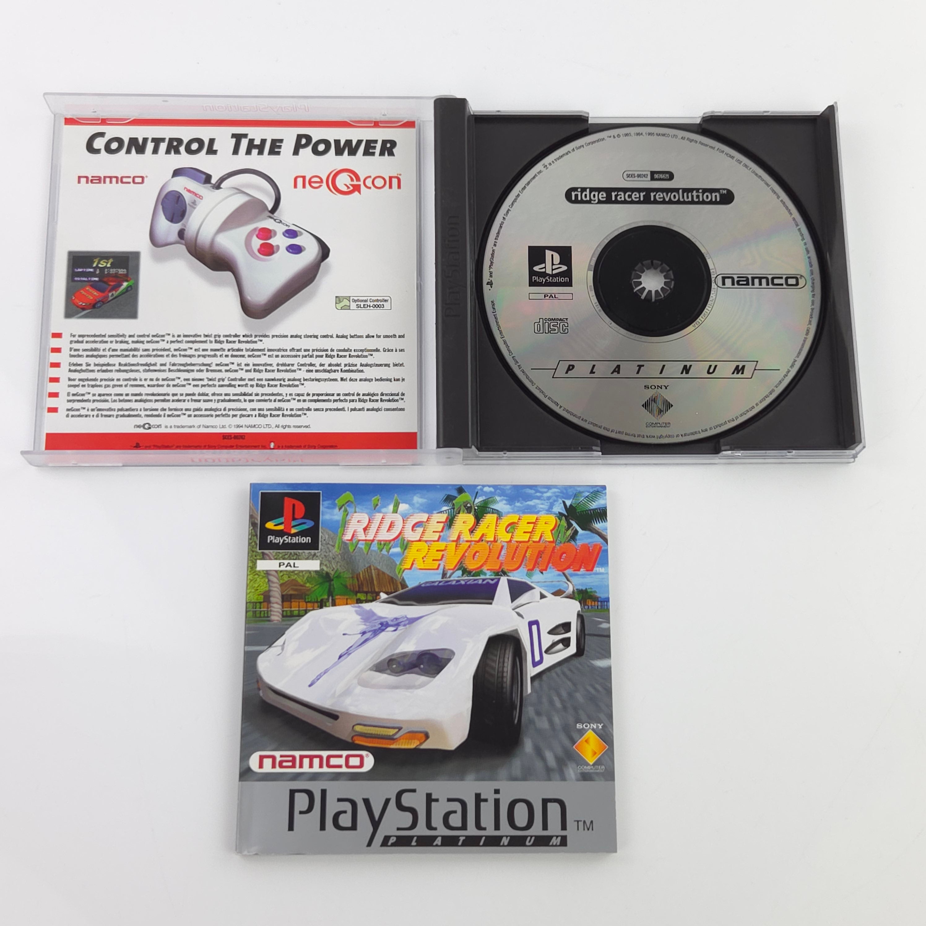 Playstation 1 Spiel – Ridge Racer Revolution OVP PS1