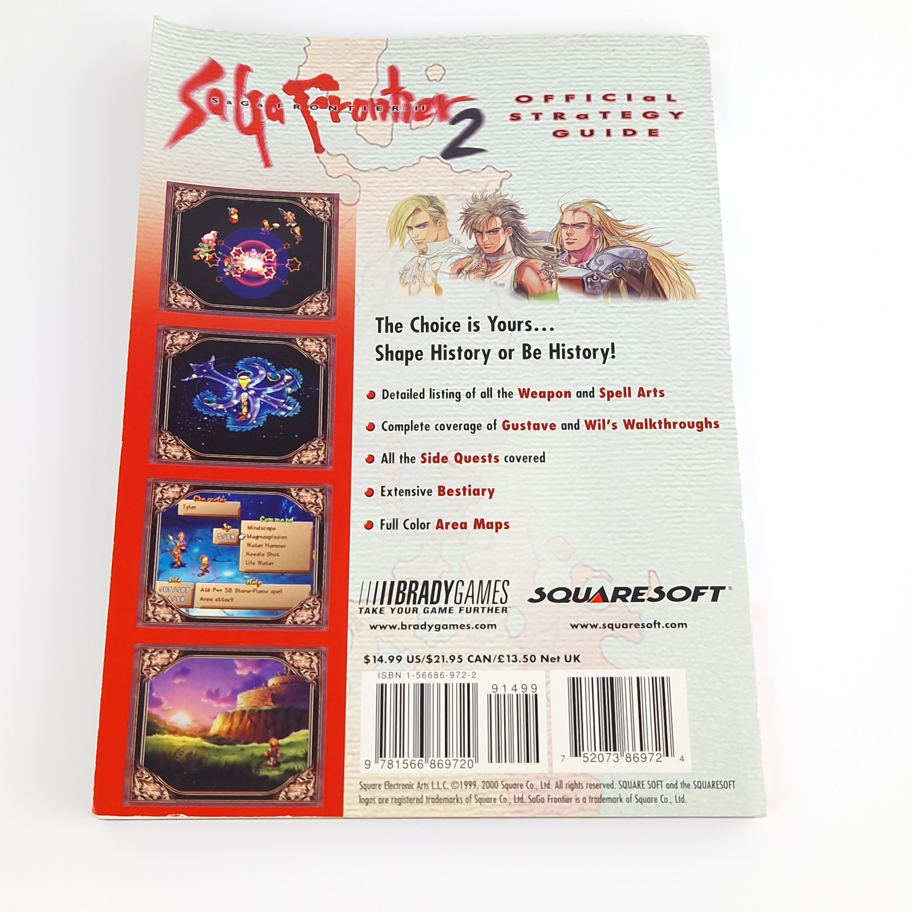 Playstation 1 Spiel – Saga Frontier 2 mit Strategy Guide OVP