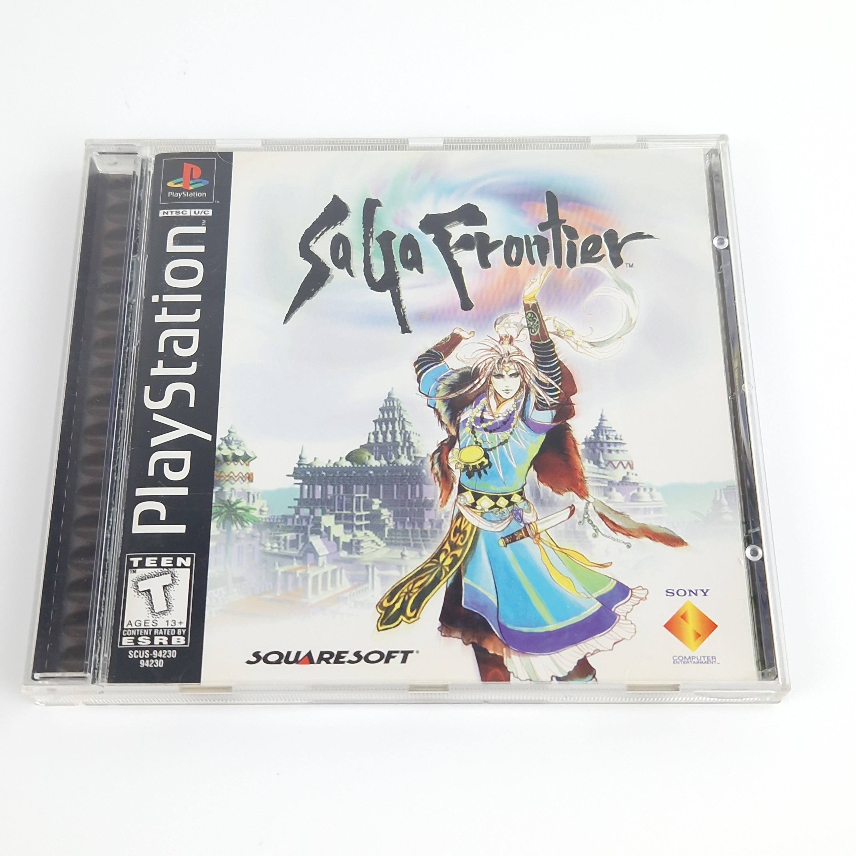 Playstation 1 Spiel – Saga Frontier mit Strategy Guide OVP
