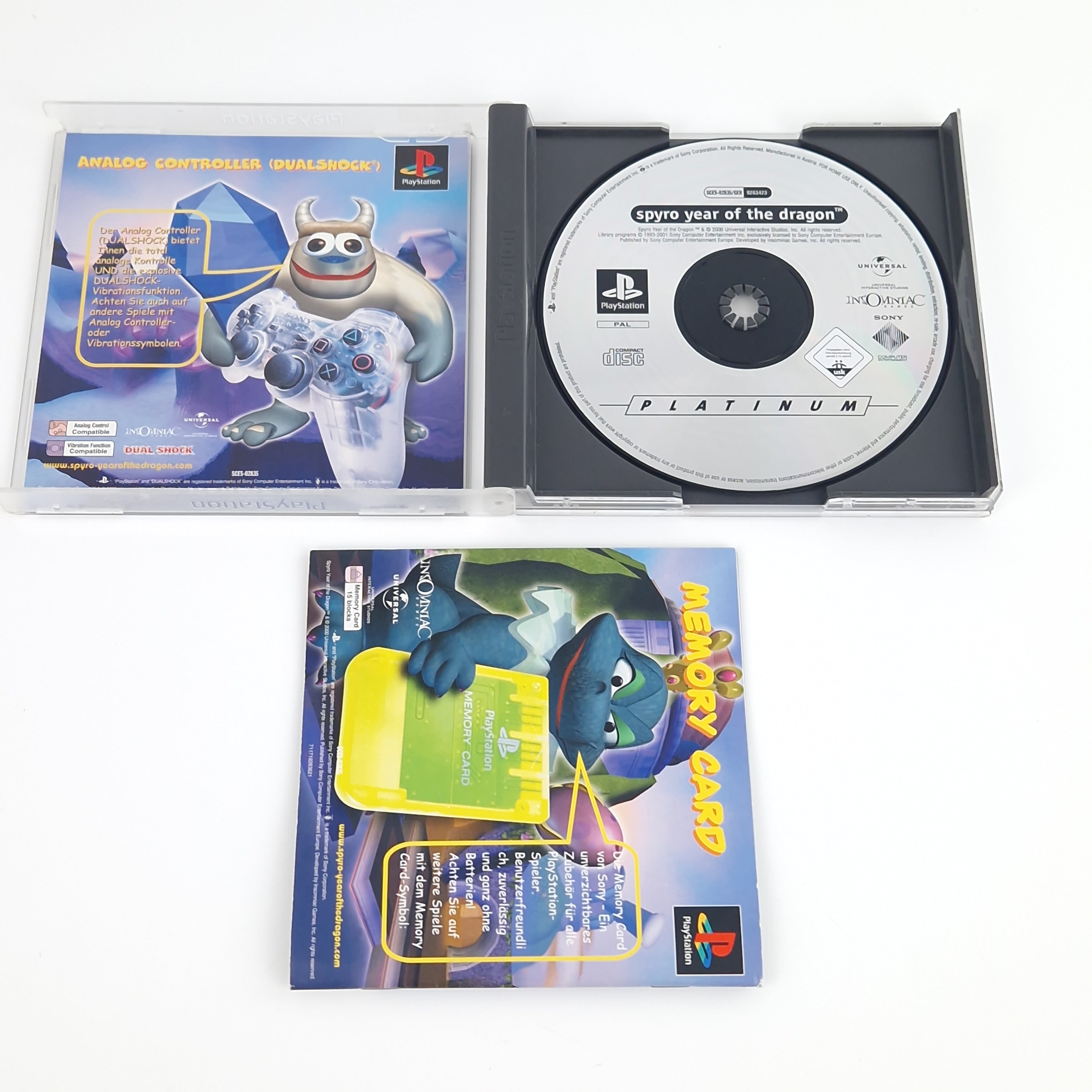 Playstation 1 Spiel – Spyro Year of the Dragon (PAL OVP)