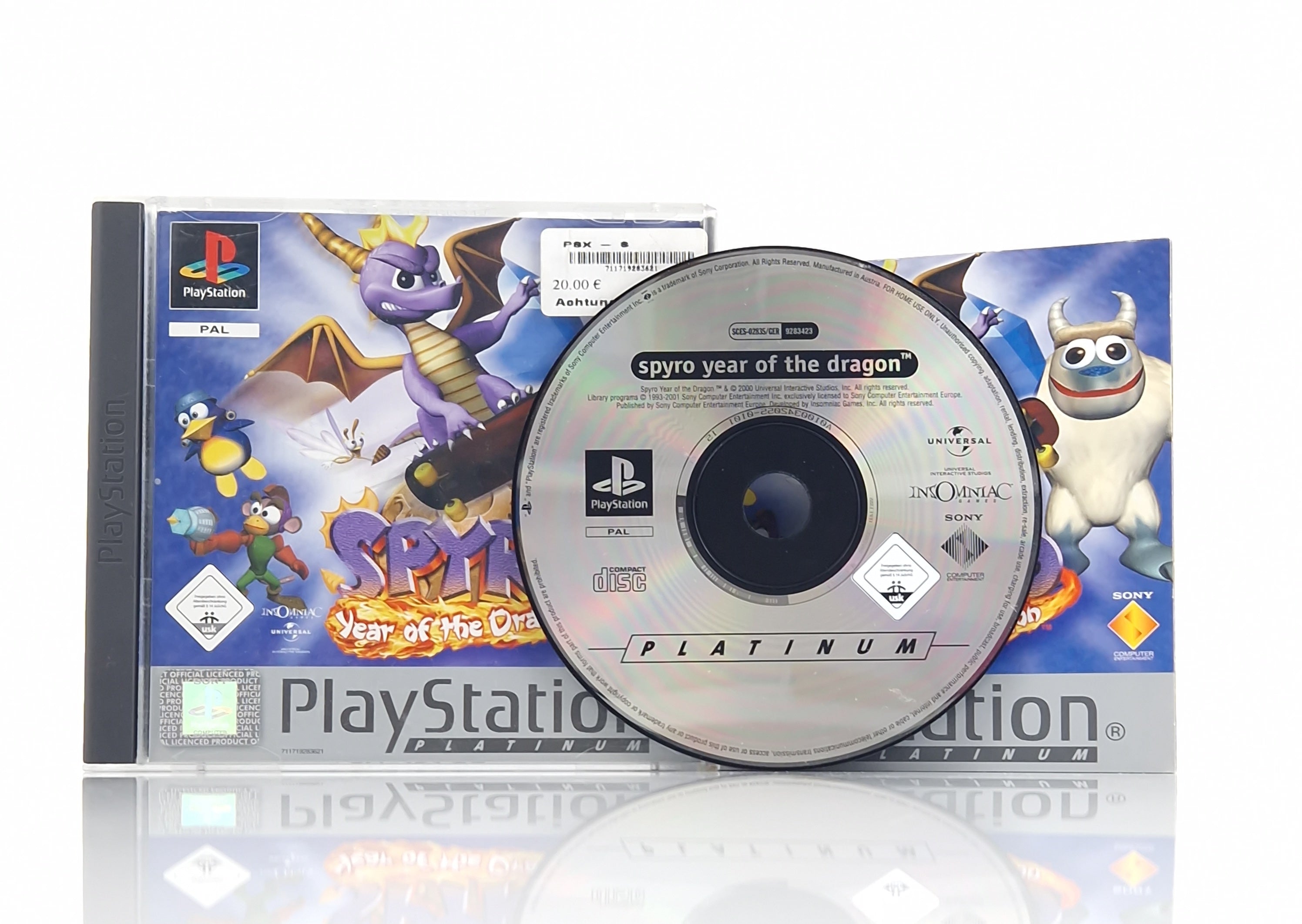 Playstation 1 Spiel – Spyro Year of the Dragon (PAL OVP)