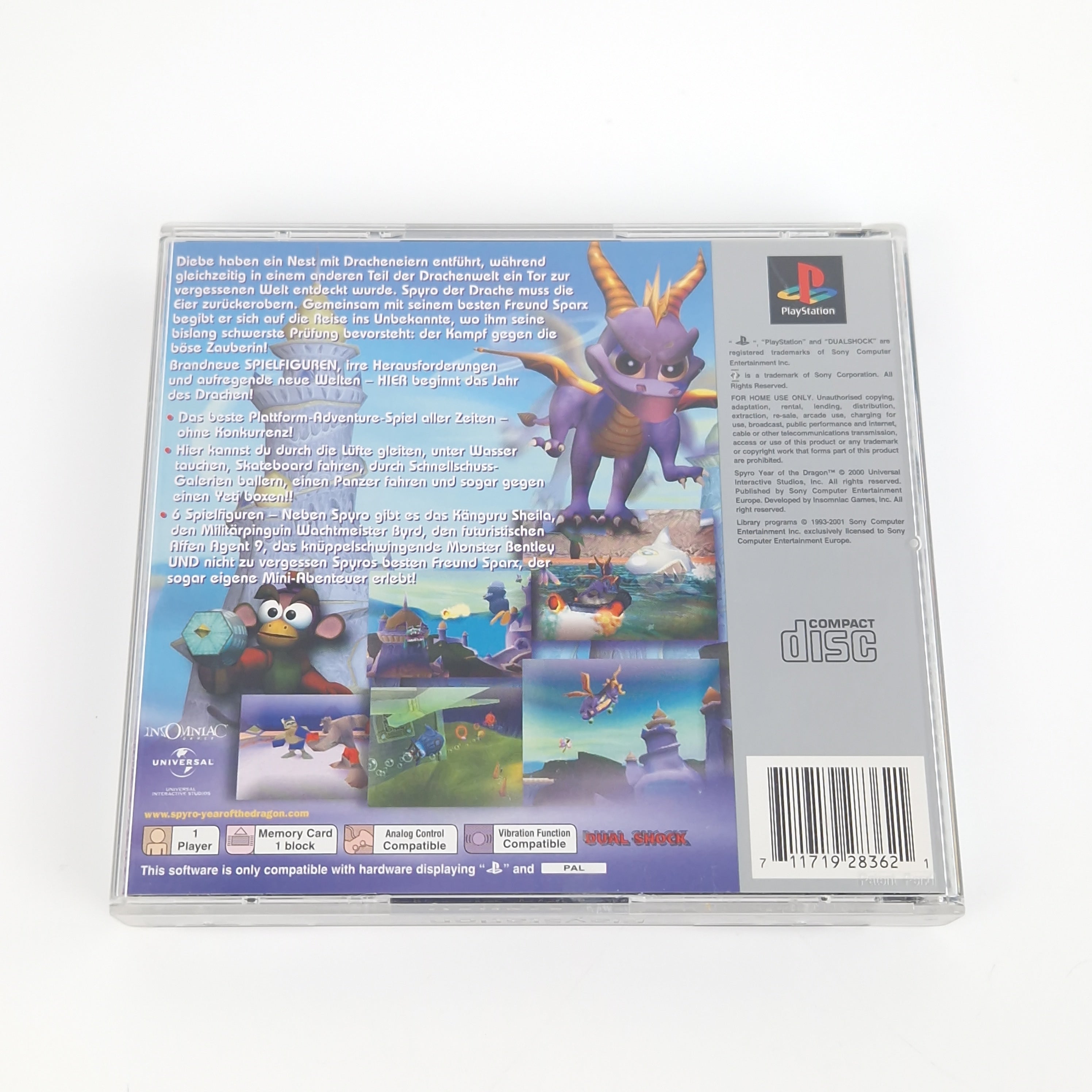 Playstation 1 Spiel – Spyro Year of the Dragon (PAL OVP)