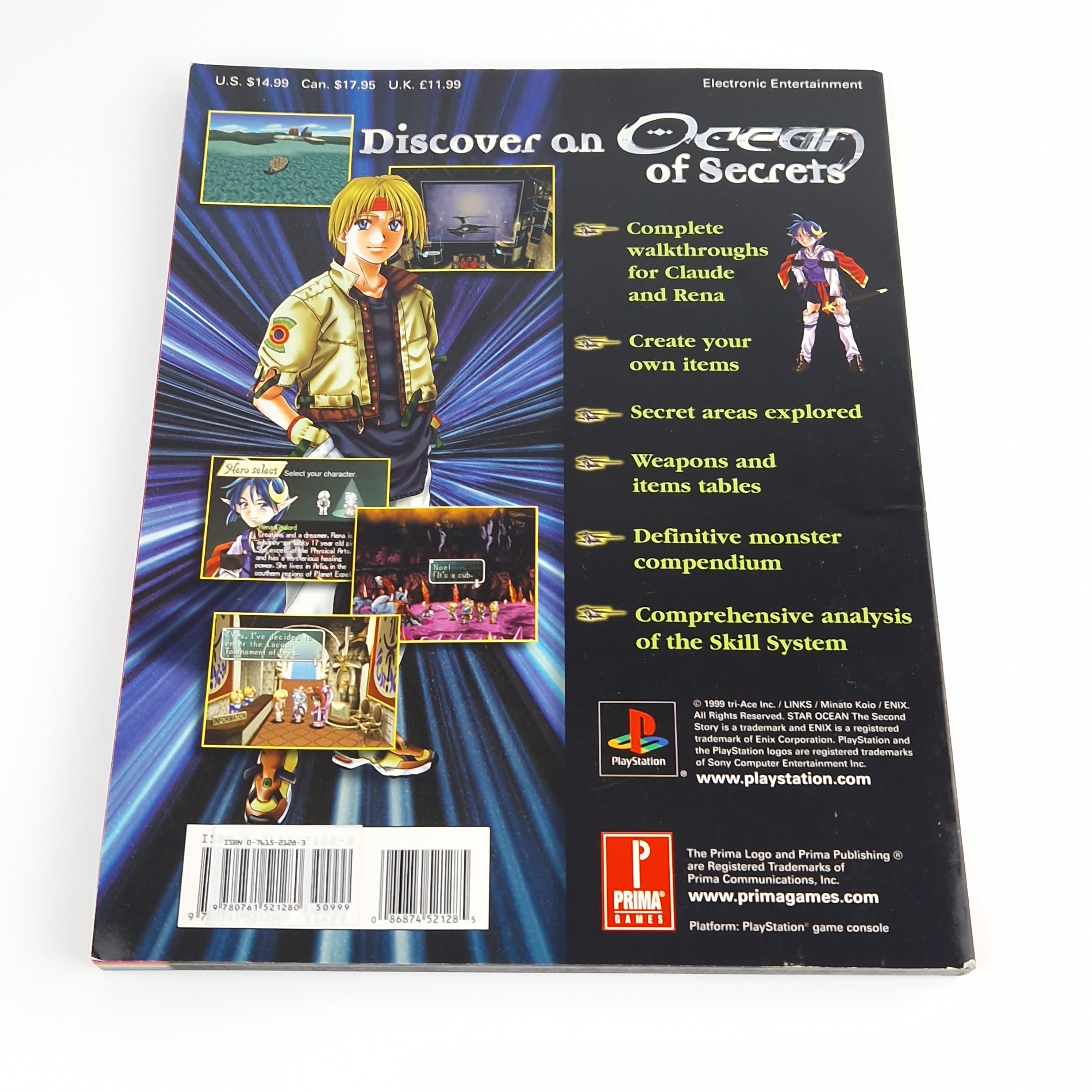 Playstation 1 Spiel – Star Ocean mit Guide (PS1 OVP)