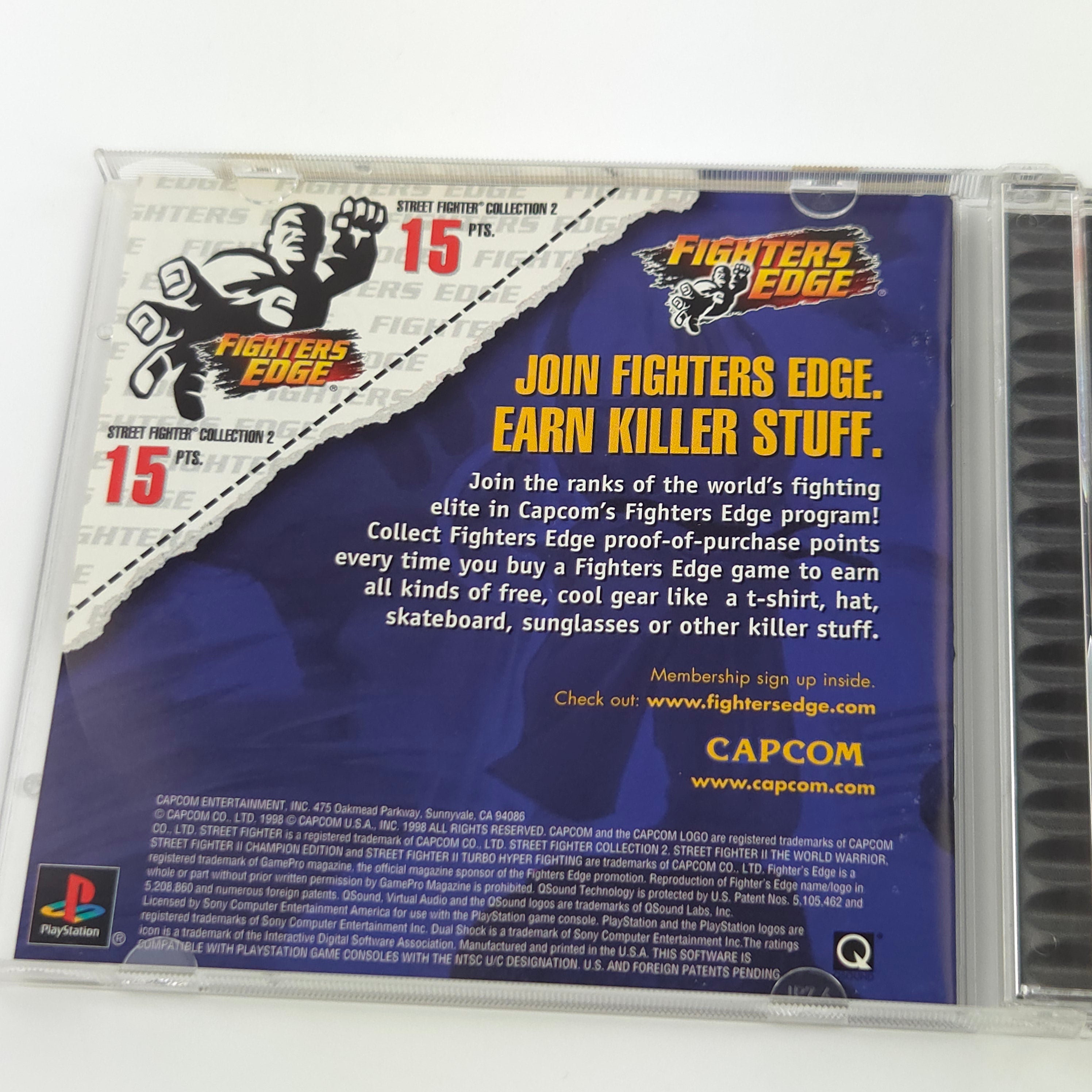 Playstation 1 Spiel – Street Fighter Collection 2 OVP