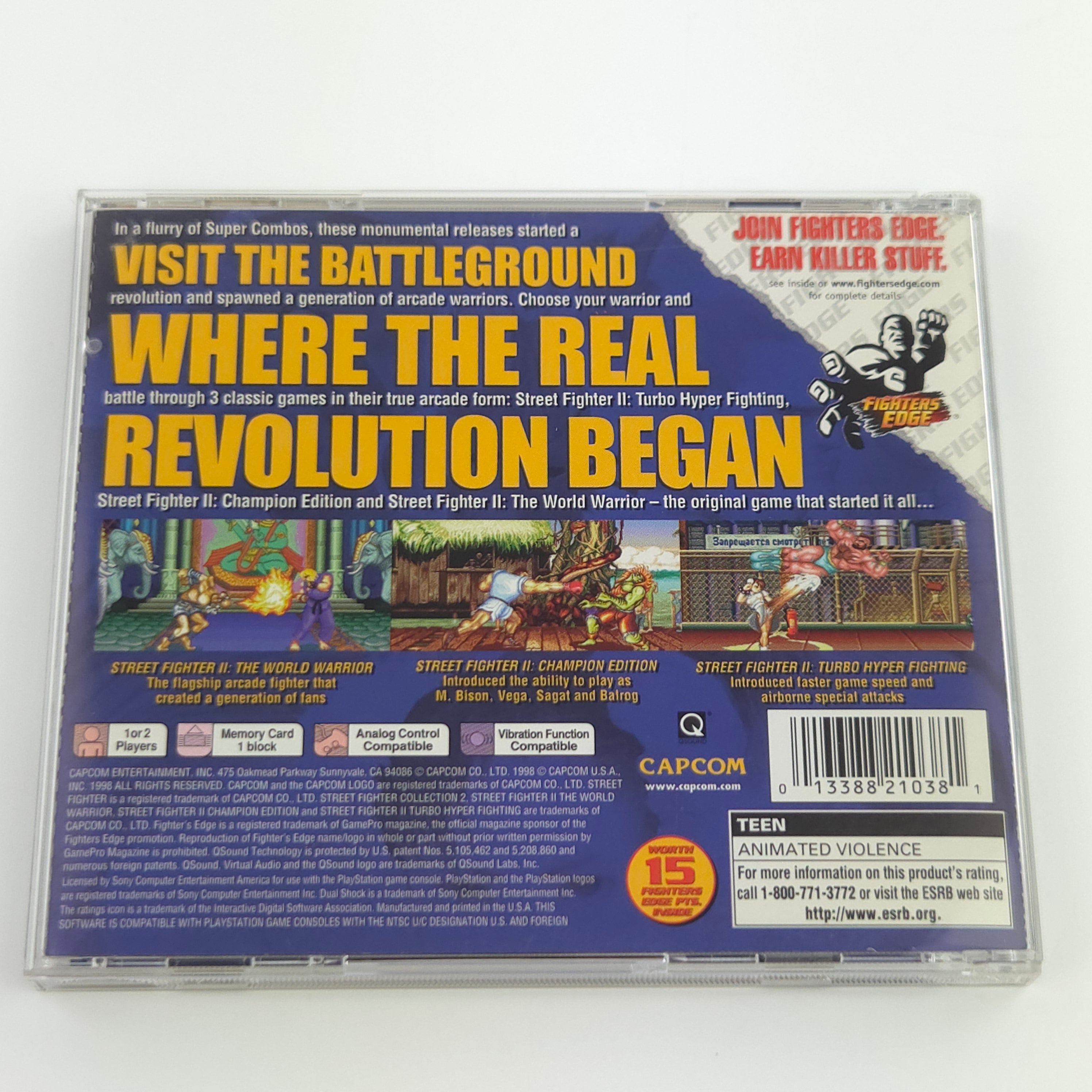 Playstation 1 Spiel – Street Fighter Collection 2 OVP