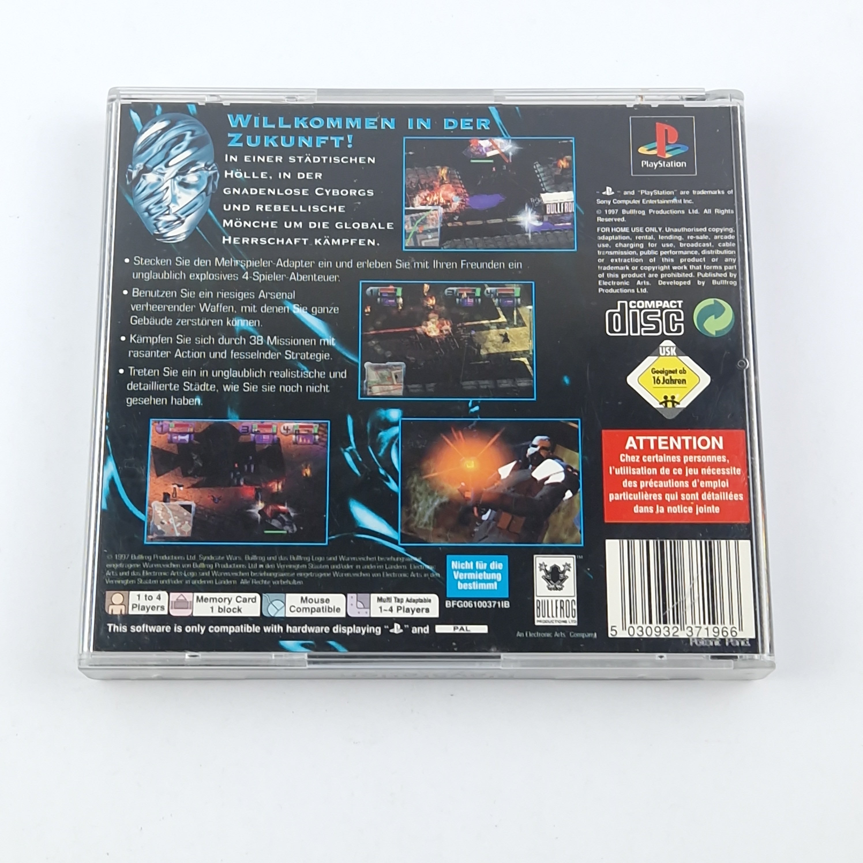 Playstation 1 Spiel – Syndicate Wars (PS1 PAL OVP)