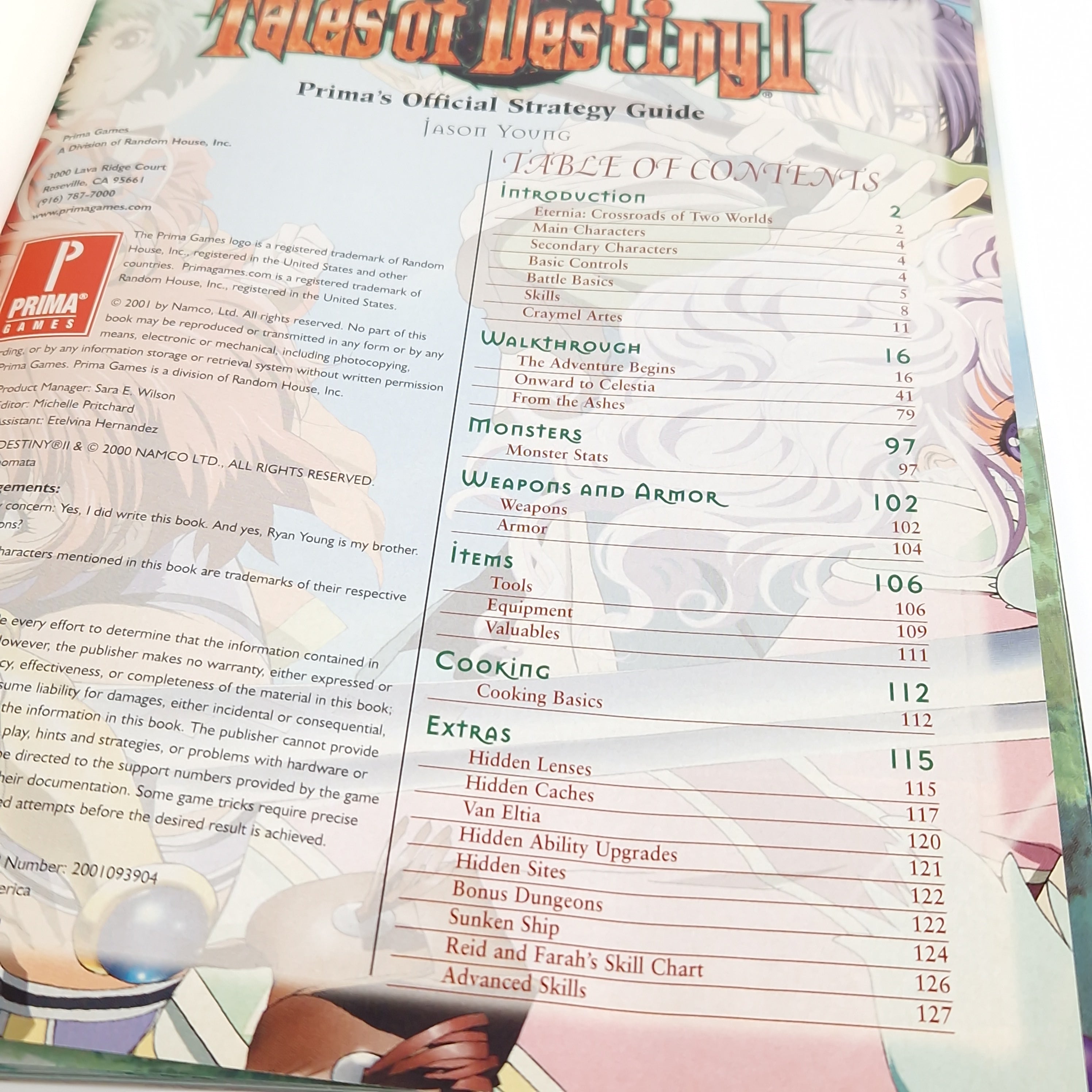 Playstation 1 Spiel – Tales of Destiny II NTSC USA neuwertig