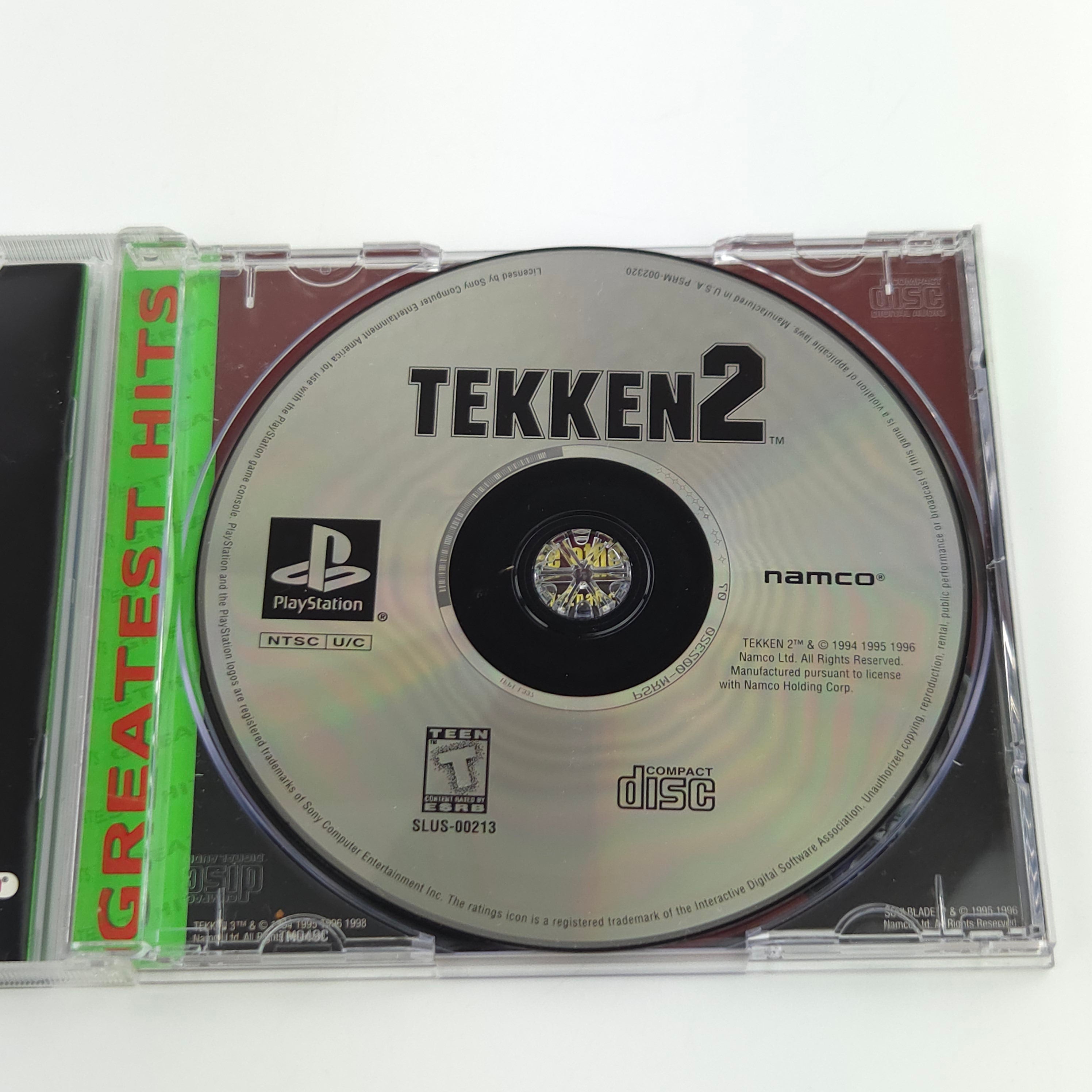 Playstation 1 Spiel – Tekken 2 Greatest Hits nahezu neuwertig