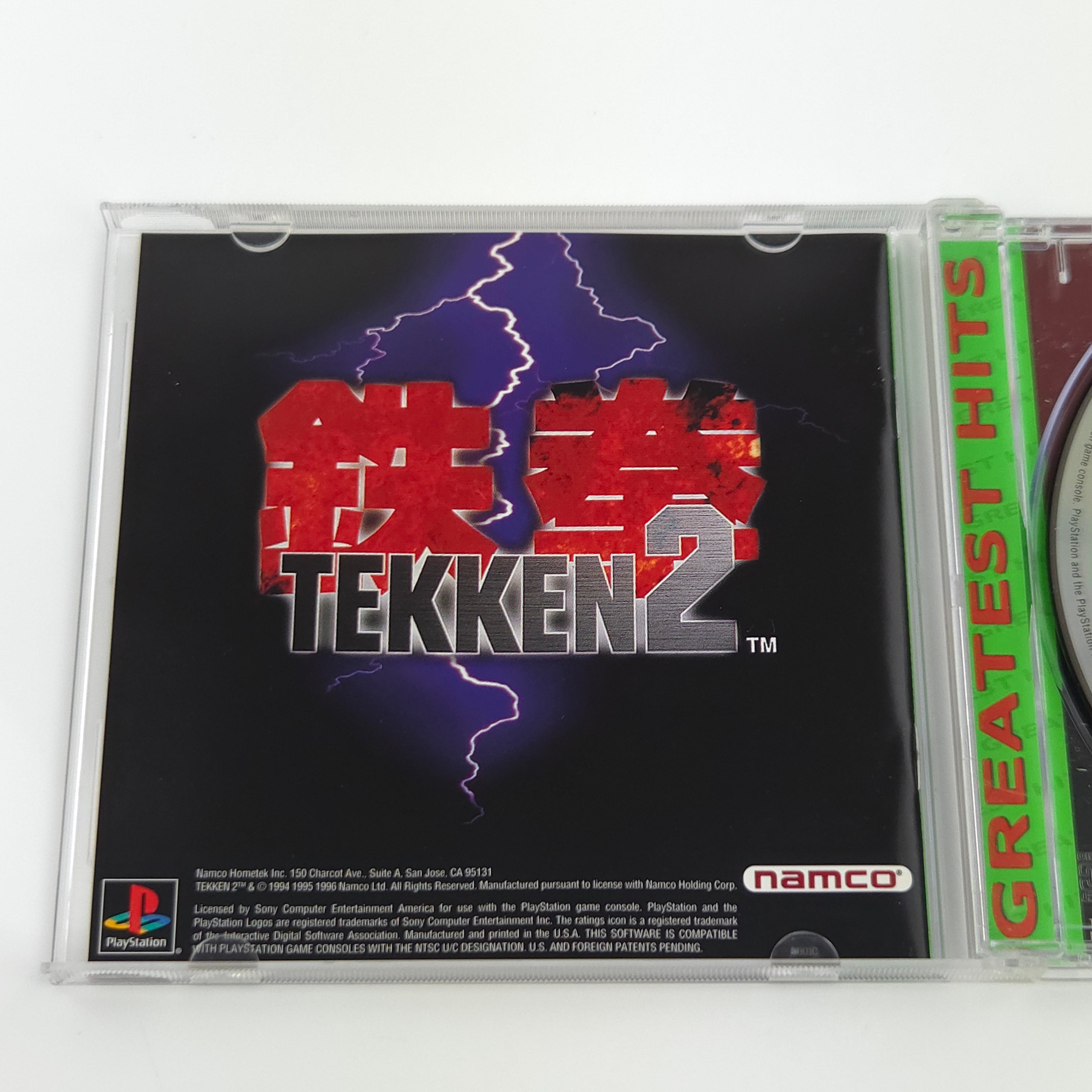 Playstation 1 Spiel – Tekken 2 Greatest Hits nahezu neuwertig