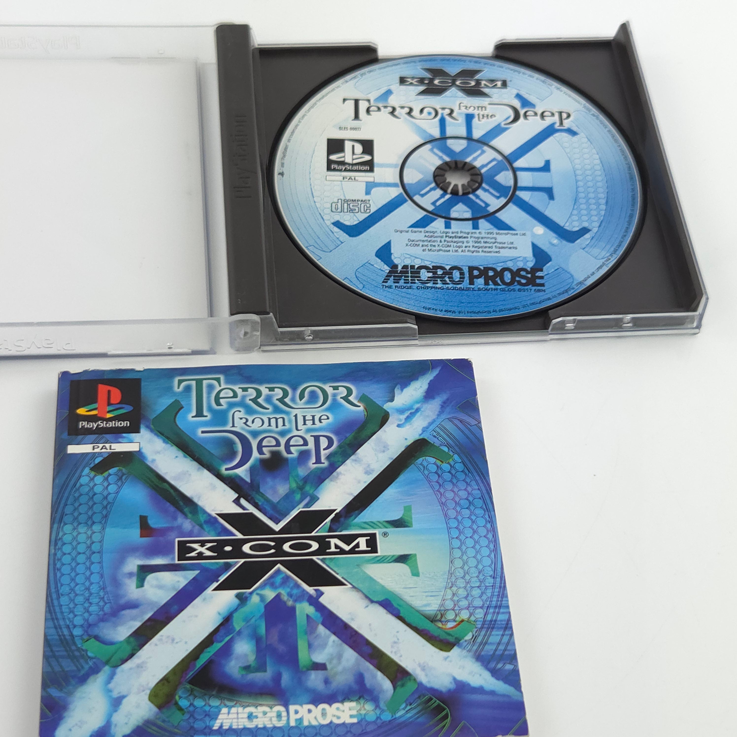 Playstation 1 Spiel – Terror from the Deep X-Com (PS1 PAL)