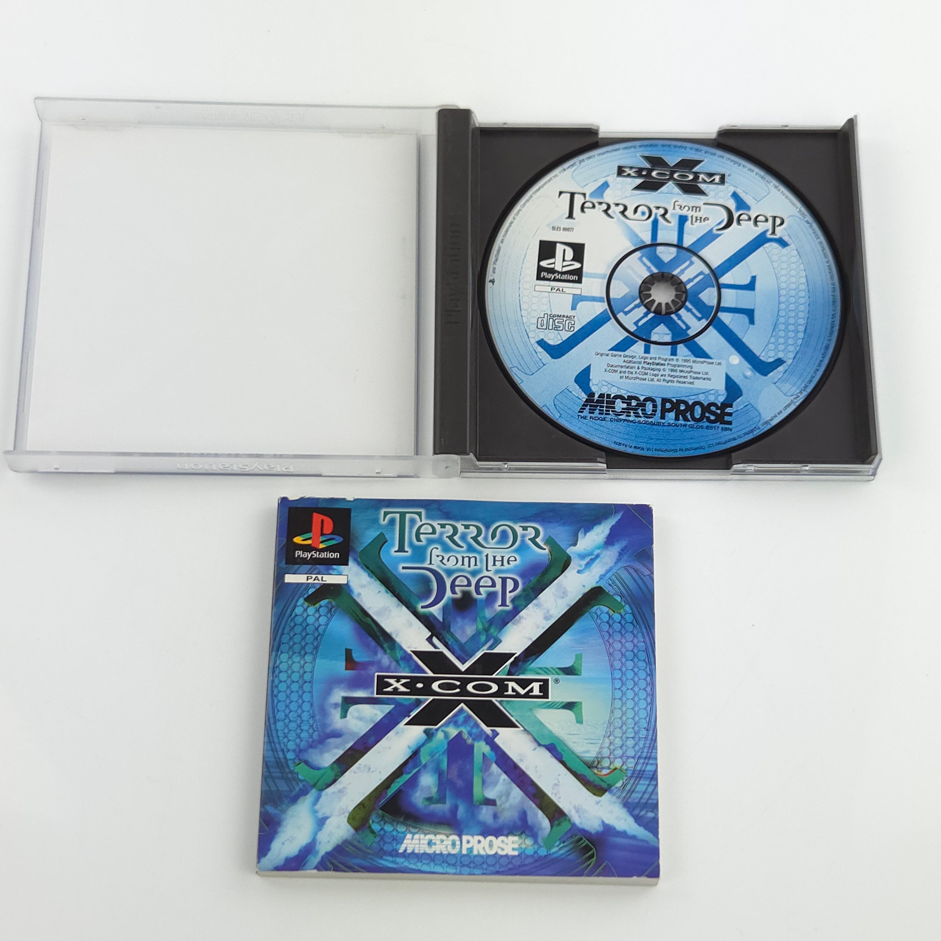Playstation 1 Spiel – Terror from the Deep X-Com (PS1 PAL)