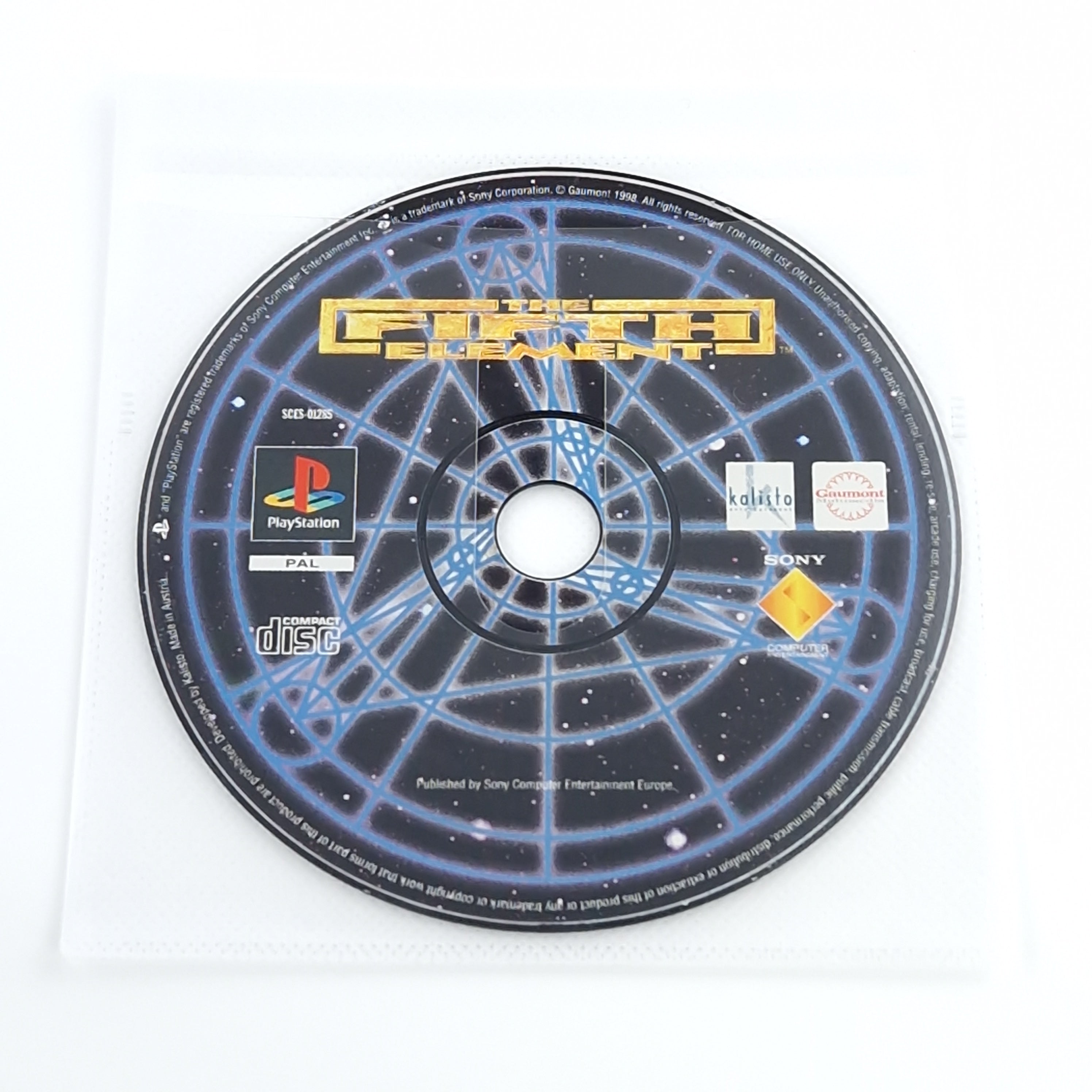 PlayStation 1 Spiel – The Fifth Element (PS1 lose PAL)