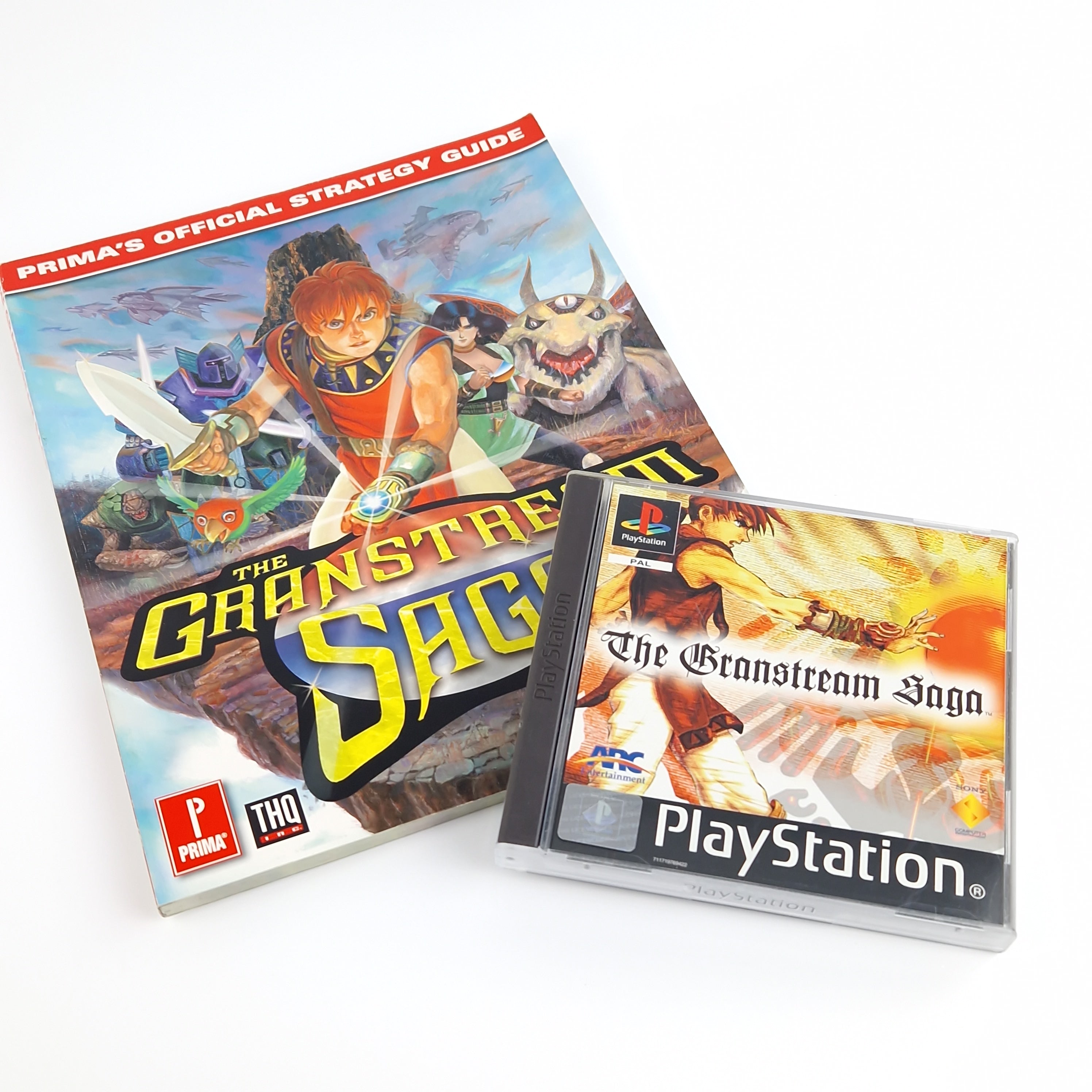 Playstation 1 Spiel – The Granstream Saga + Guide (PAL)