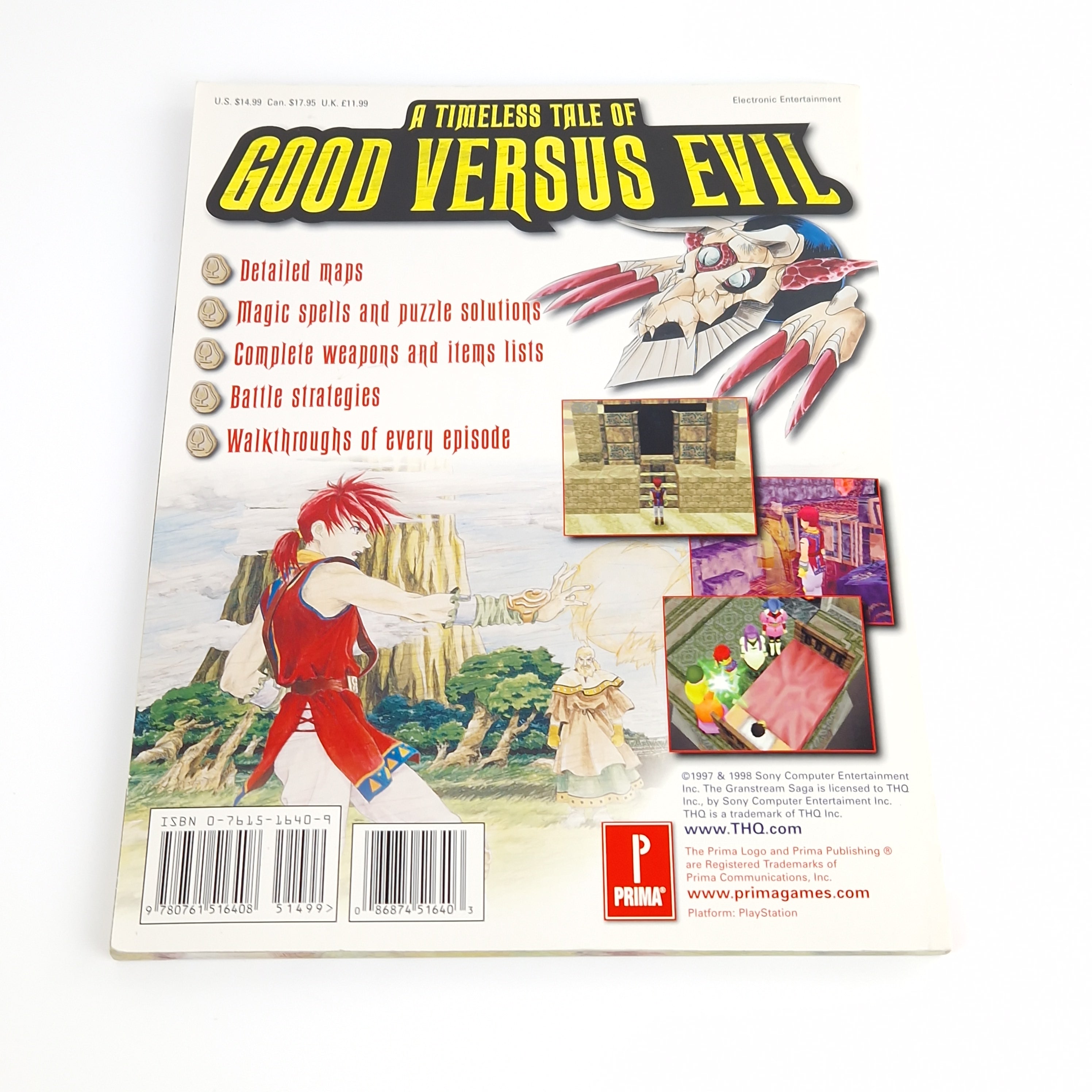 Playstation 1 Spiel – The Granstream Saga + Guide (PAL)