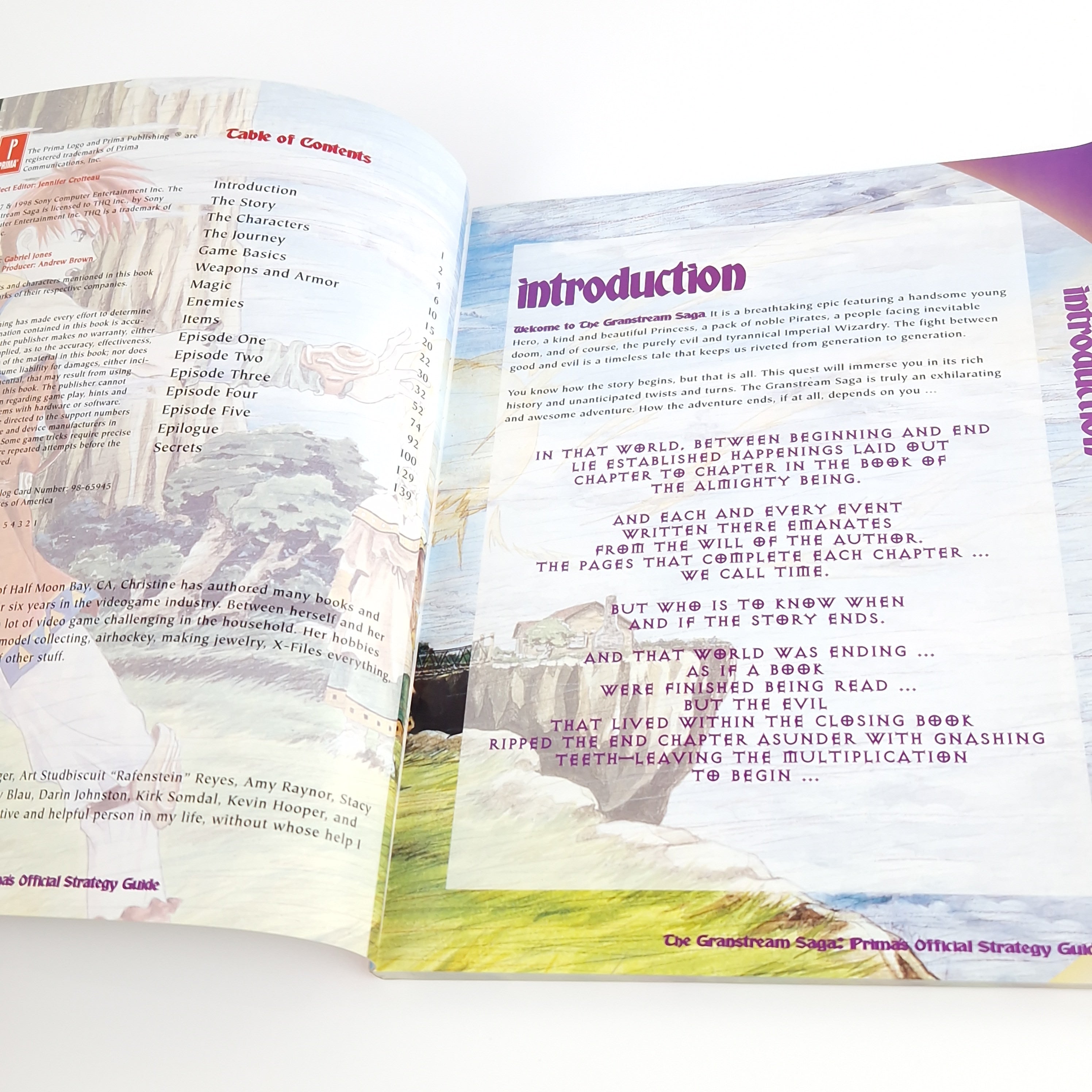 Playstation 1 Spiel – The Granstream Saga + Guide (PAL)