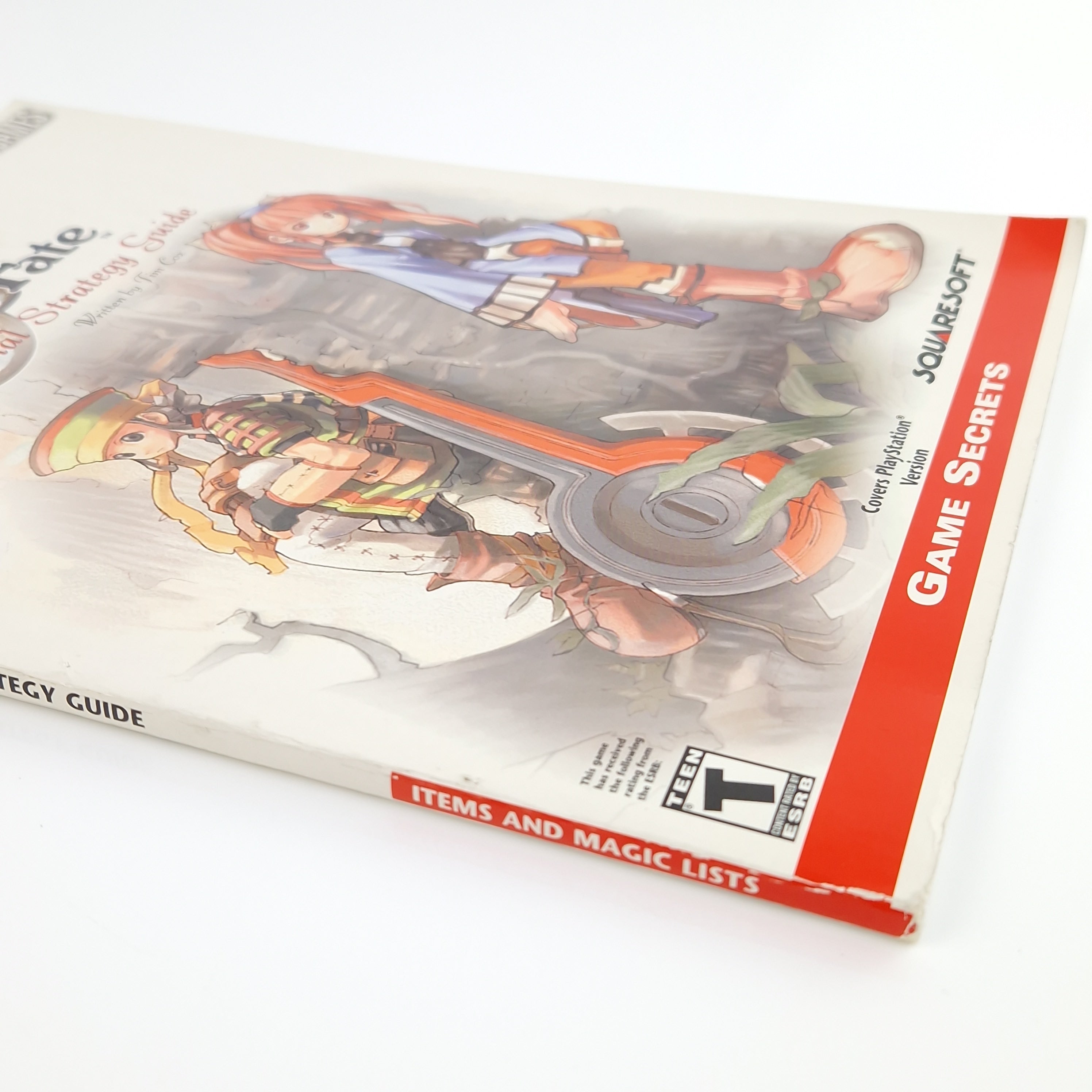 Playstation 1 Spiel – Threads of Fate + Strategy Guide USA OVP