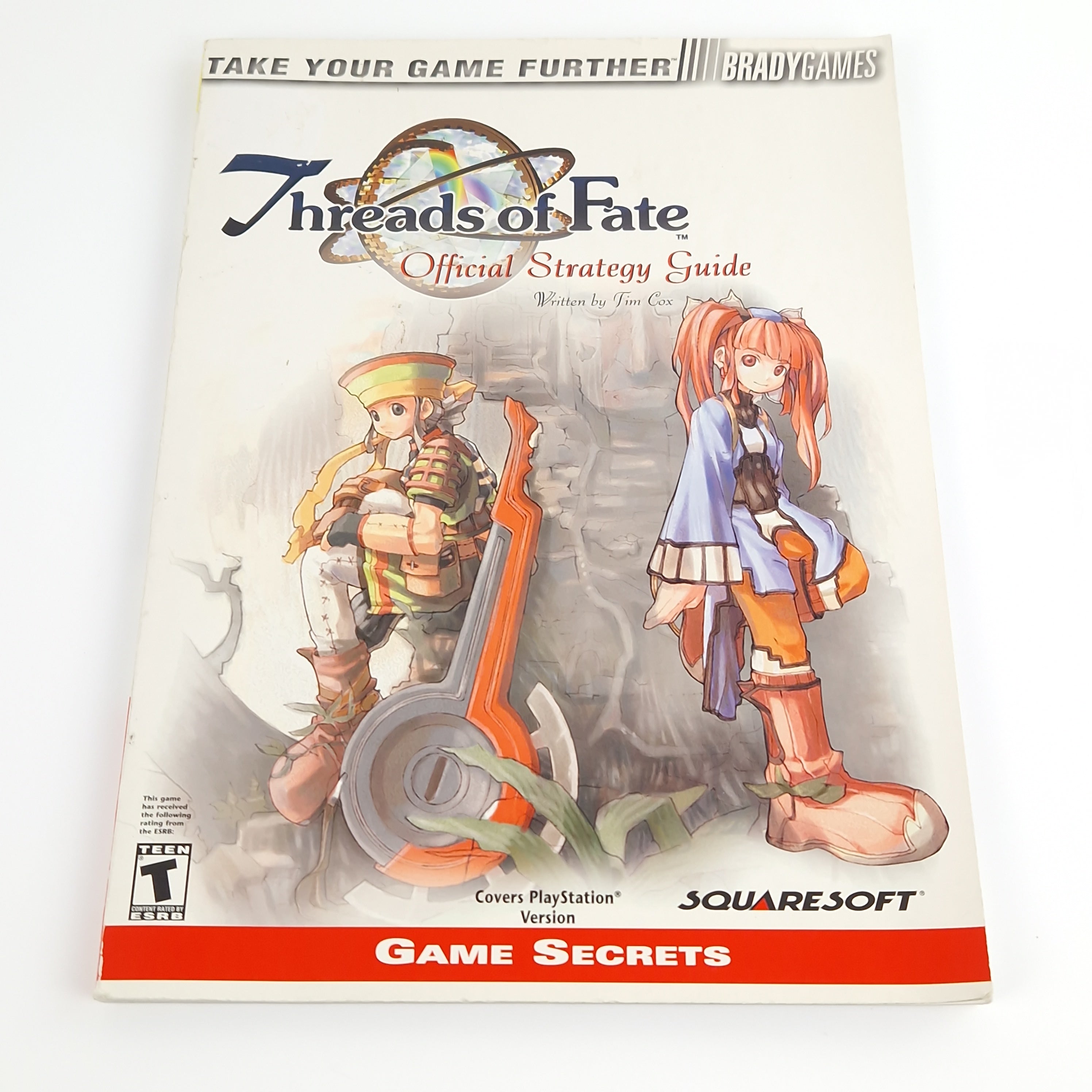 Playstation 1 Spiel – Threads of Fate + Strategy Guide USA OVP