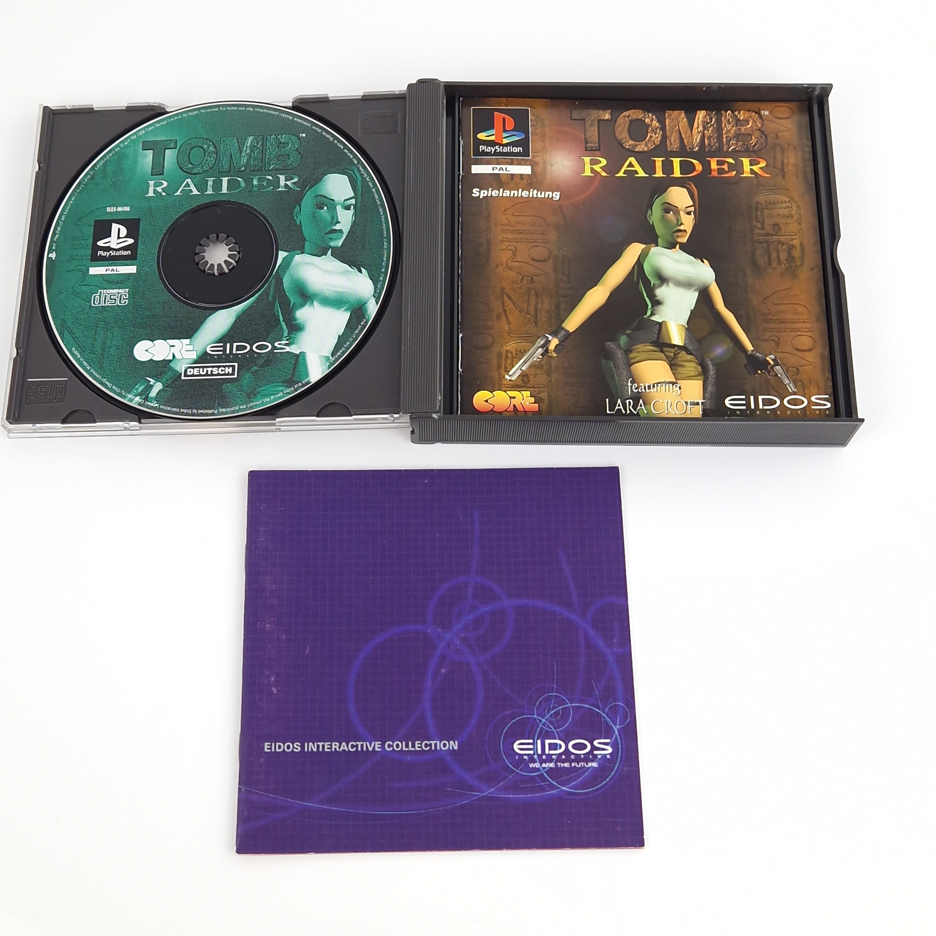 Playstation 1 Spiel – Tomb Raider featuring Lara Croft PS1
