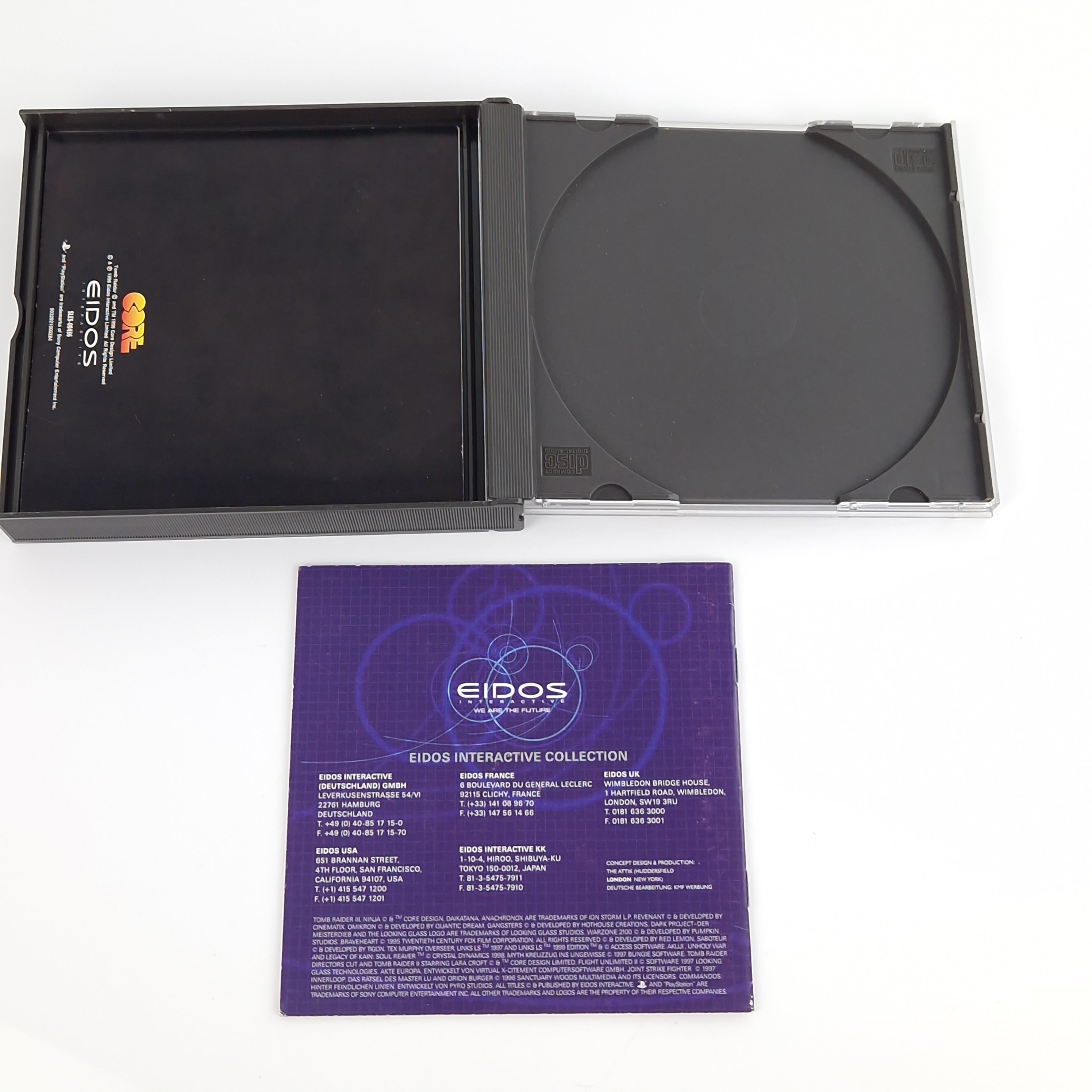 Playstation 1 Spiel – Tomb Raider featuring Lara Croft PS1