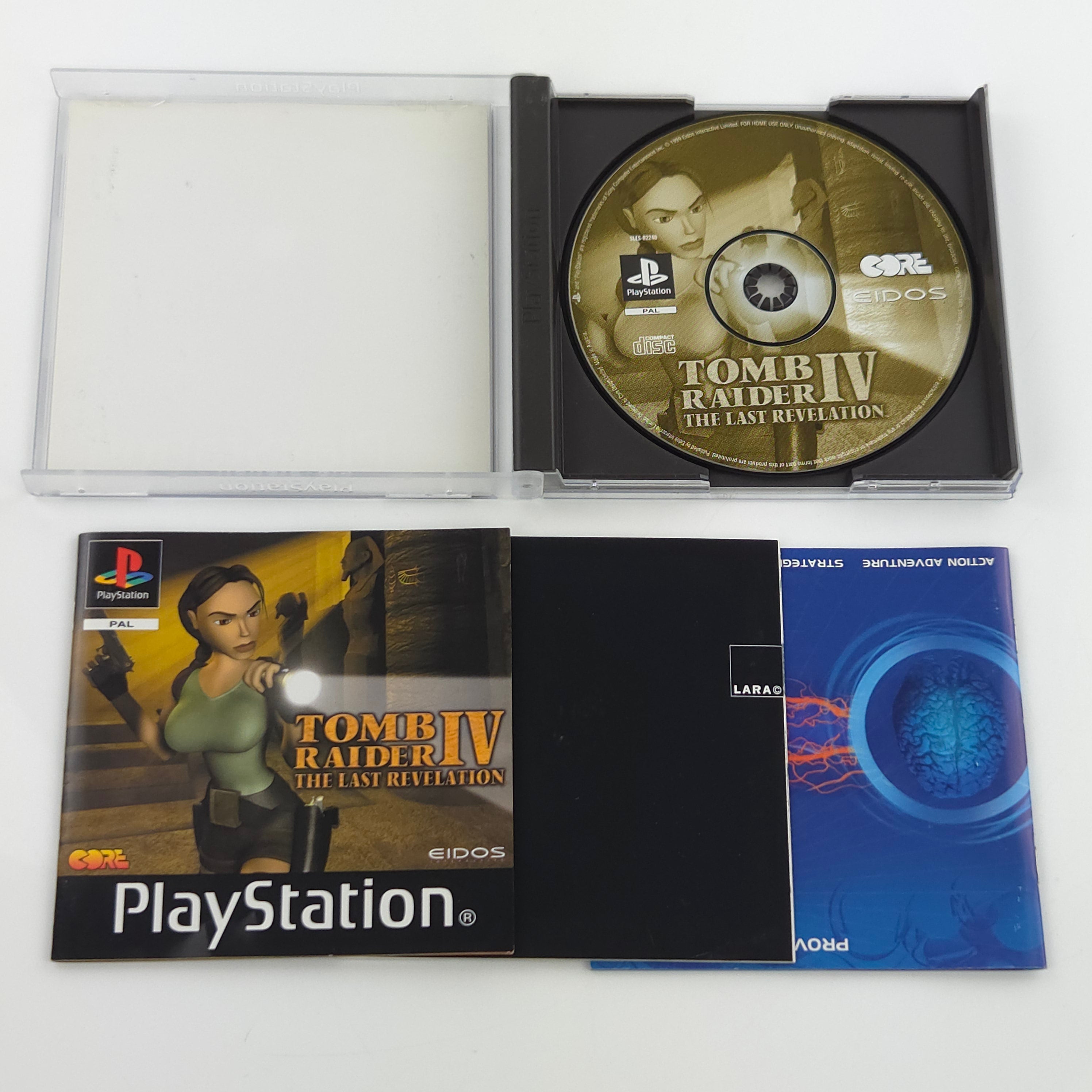 Playstation 1 Spiel – Tomb Raider IV The Last Revelation PAL