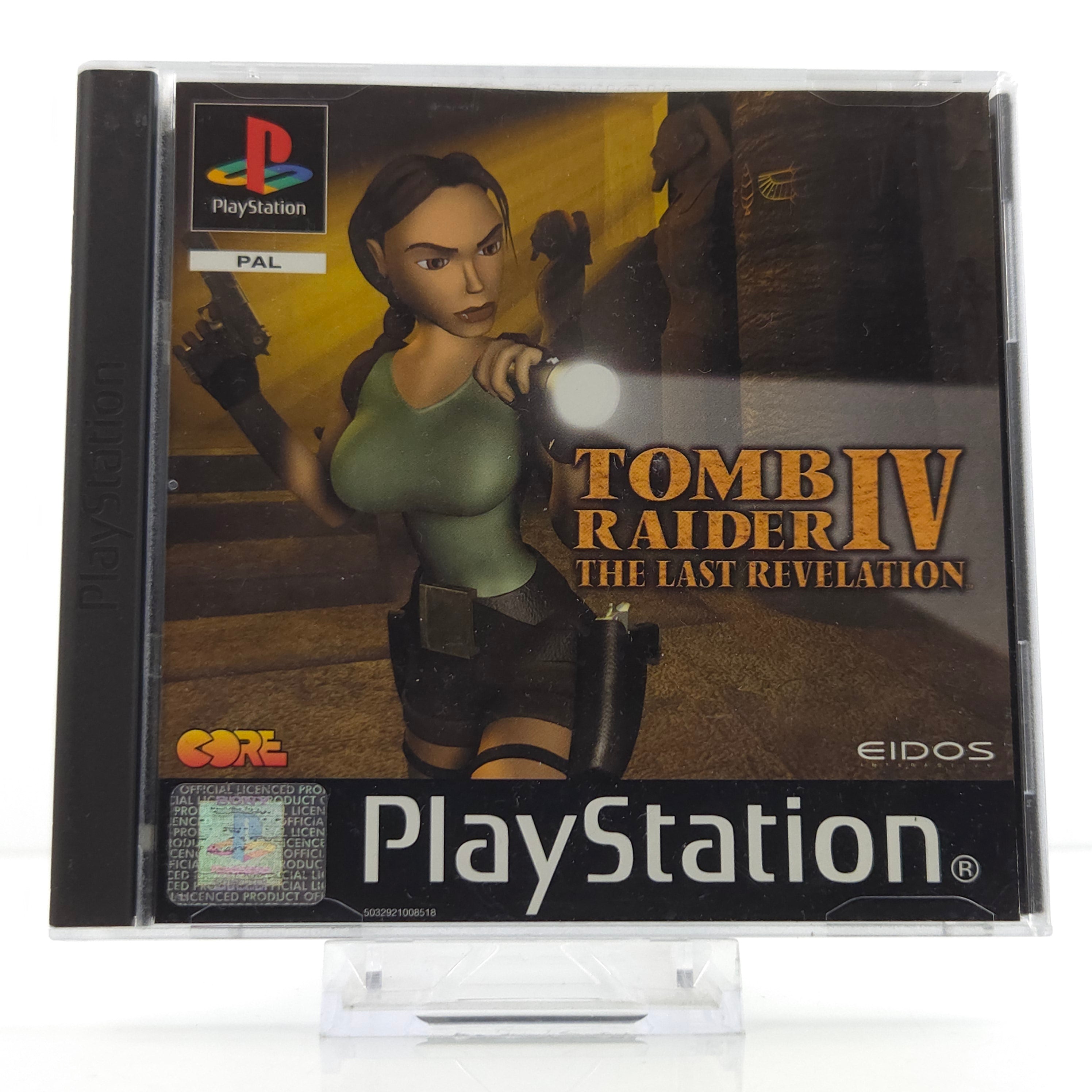 Playstation 1 Spiel – Tomb Raider IV The Last Revelation PAL
