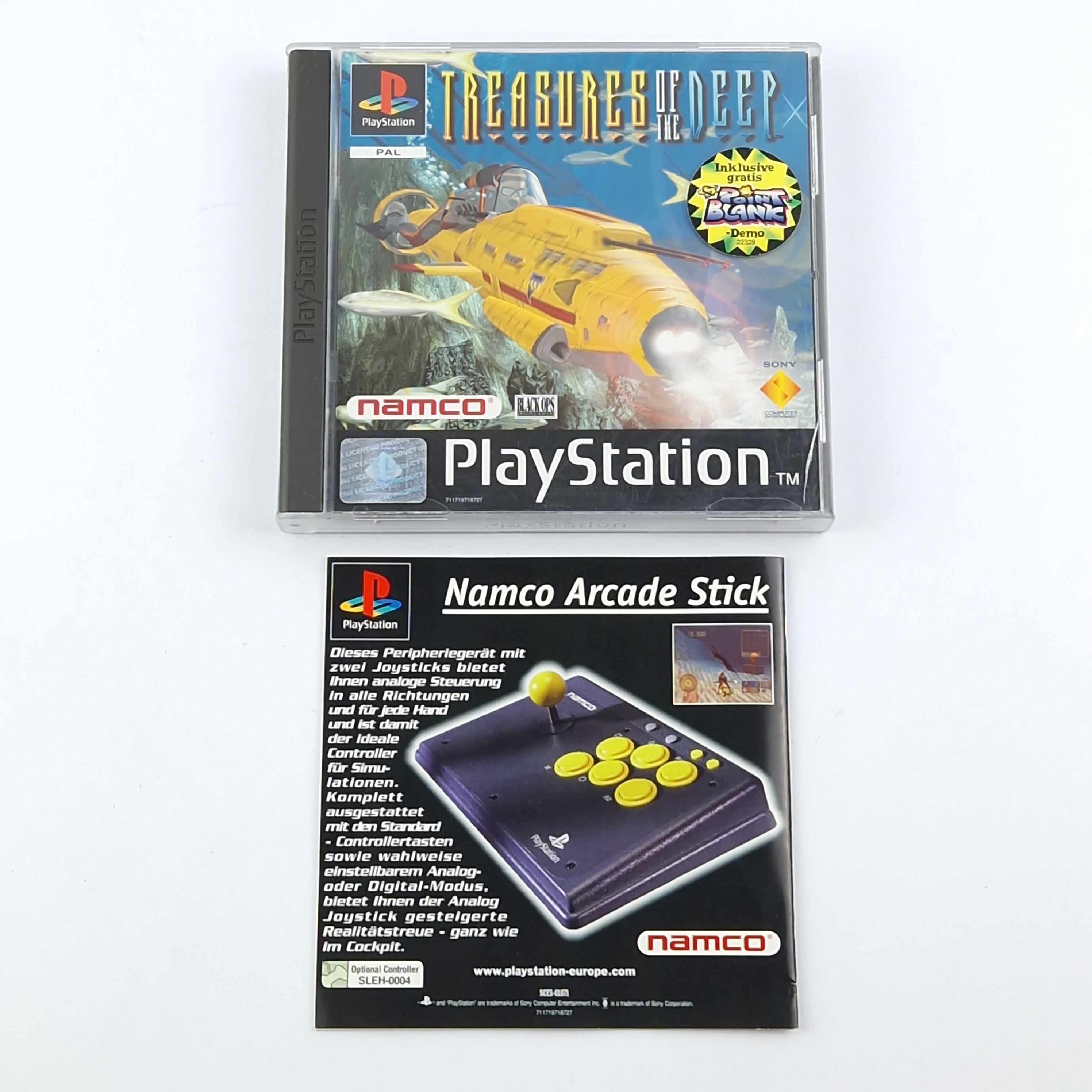 Playstation 1 Spiel – Treasures of the Deep (OVP PAL)