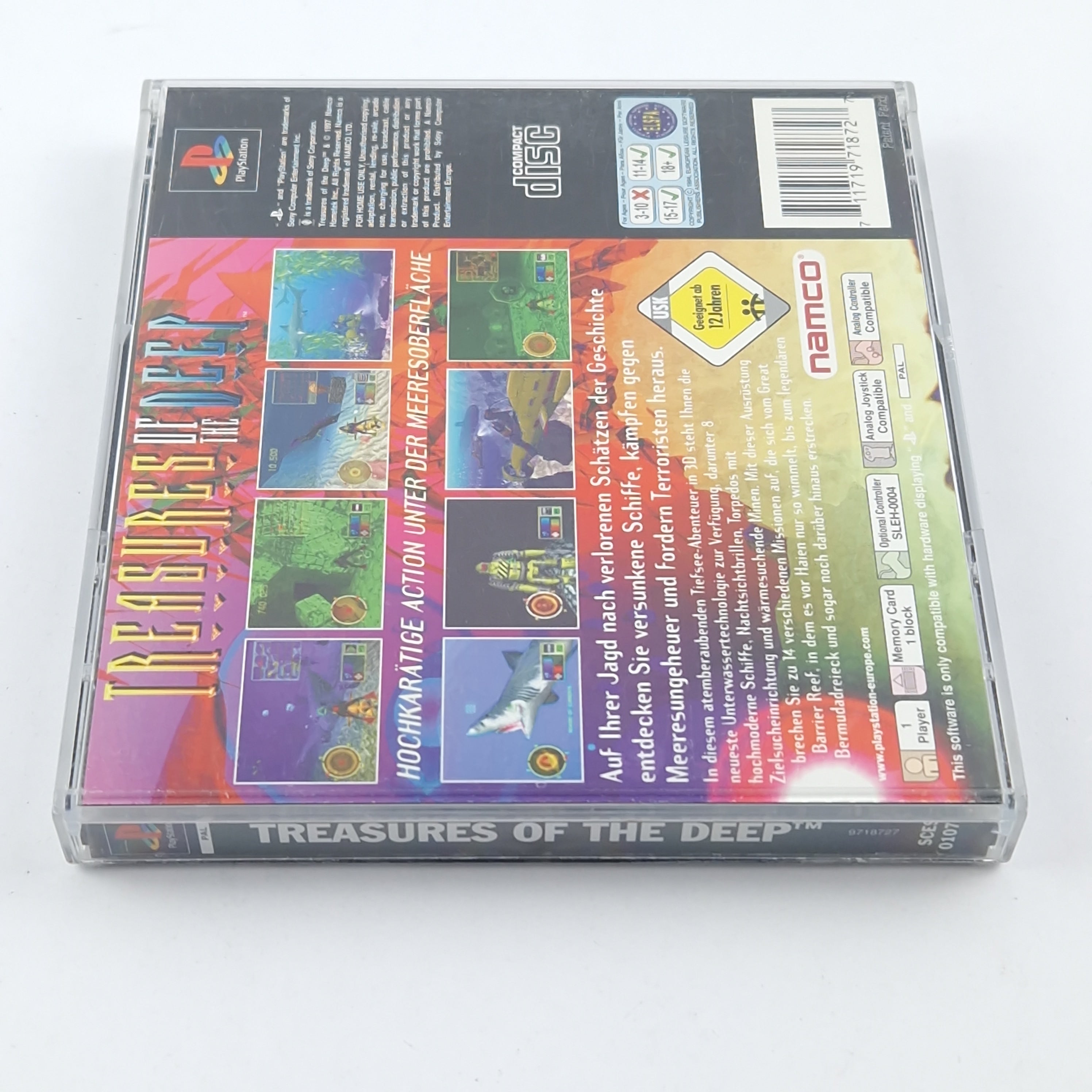 Playstation 1 Spiel – Treasures of the Deep (OVP PAL)