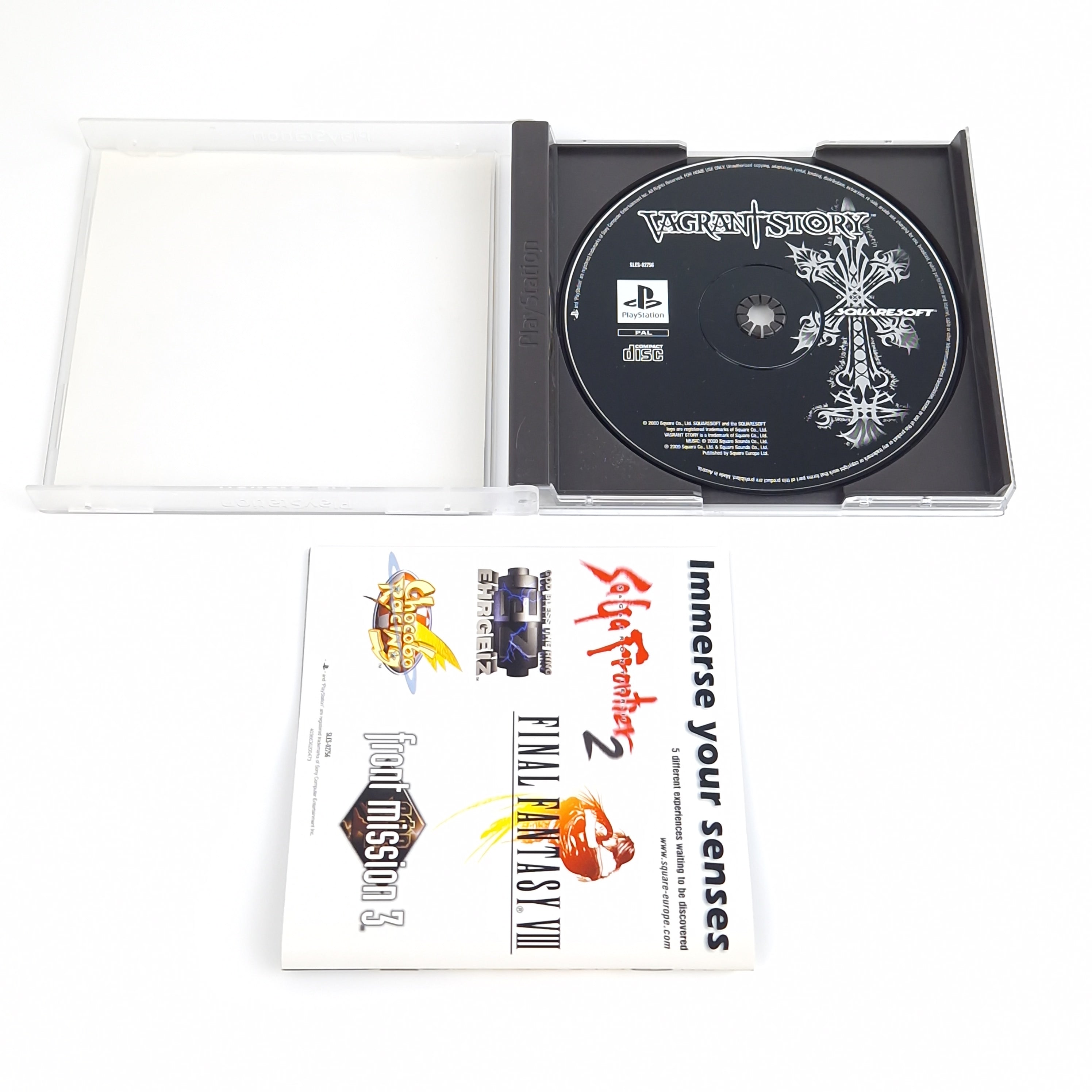 Playstation 1 Spiel – Vagrant Story Anleitung OVP PAL