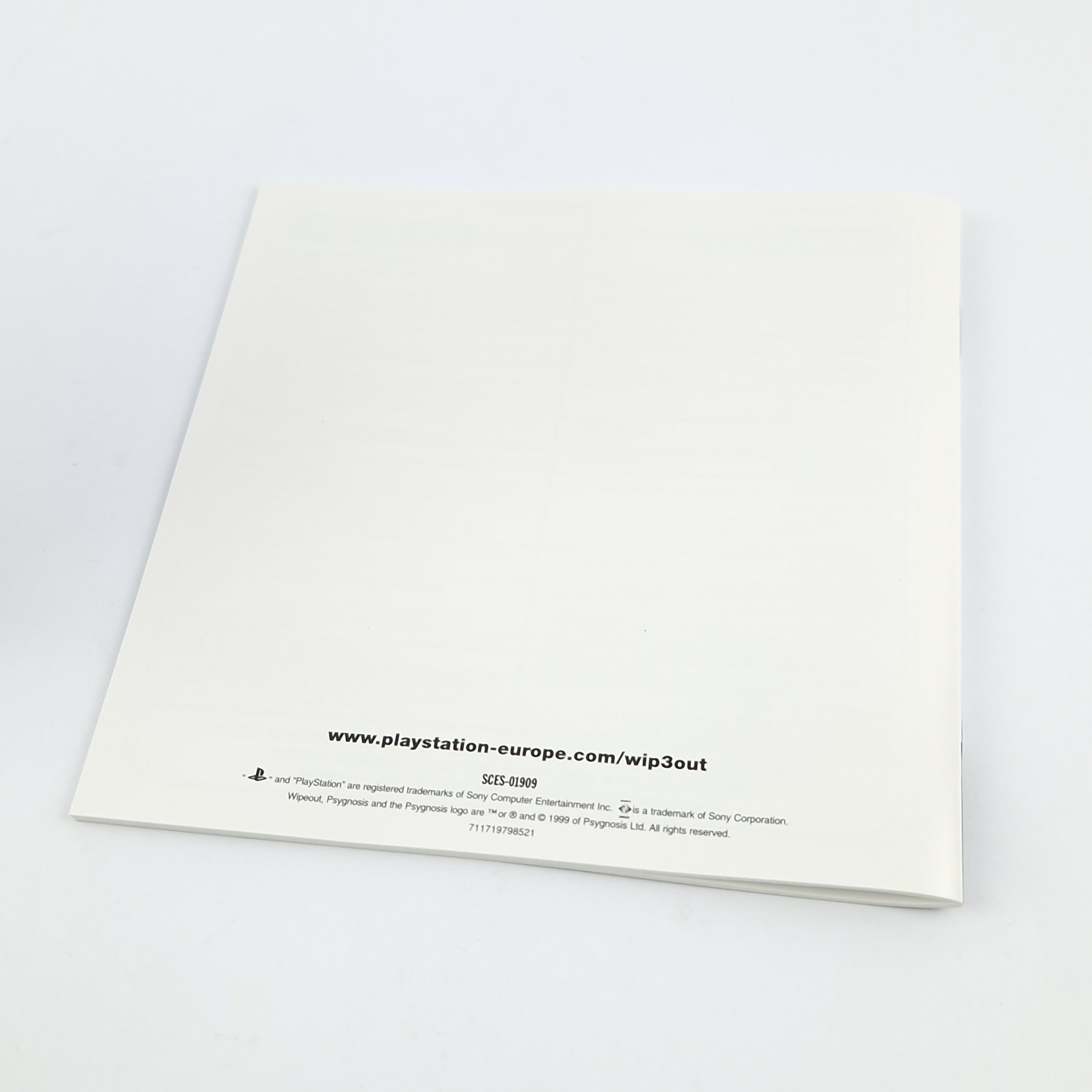 Playstation 1 Spiel – Wipeout OVP PAL PS1 PSX